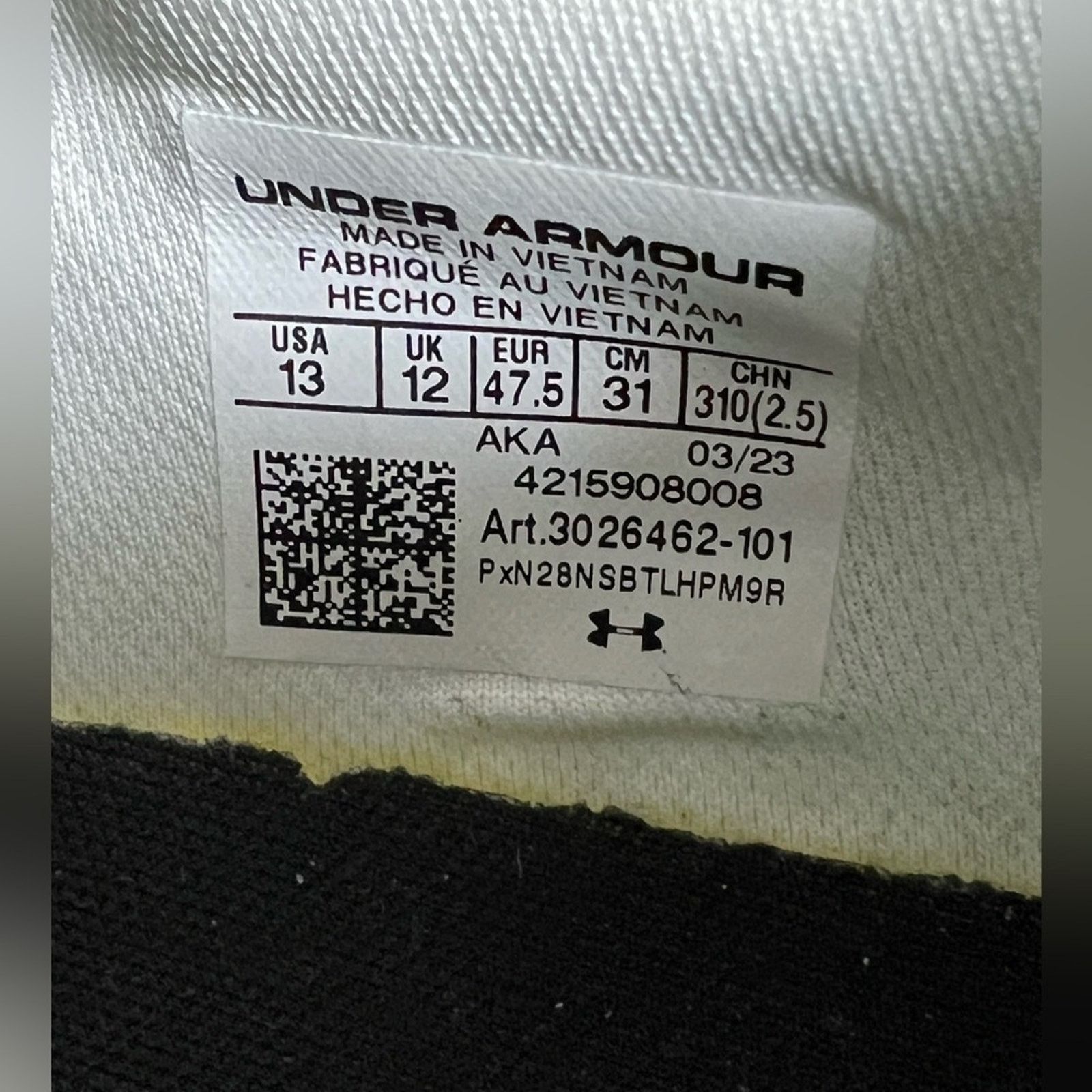 Under Armour Under Armour Project Rock BSR 4 WHITE Men Shoes SIZE 13 NICE Size US 13 / EU 46 - 10 Thumbnail