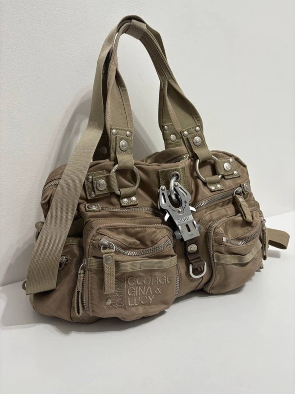 George Gina Lucy Very George Gina & Lucy Y2K Alyx Bag Crossbody Handbag in Beige, Women's