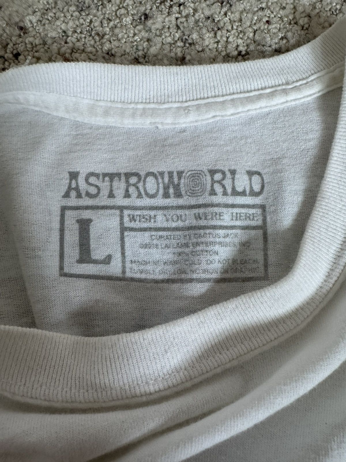 Travis Scott Travis Scott astro world tee Size US L / EU 52-54 / 3 - 4 Thumbnail