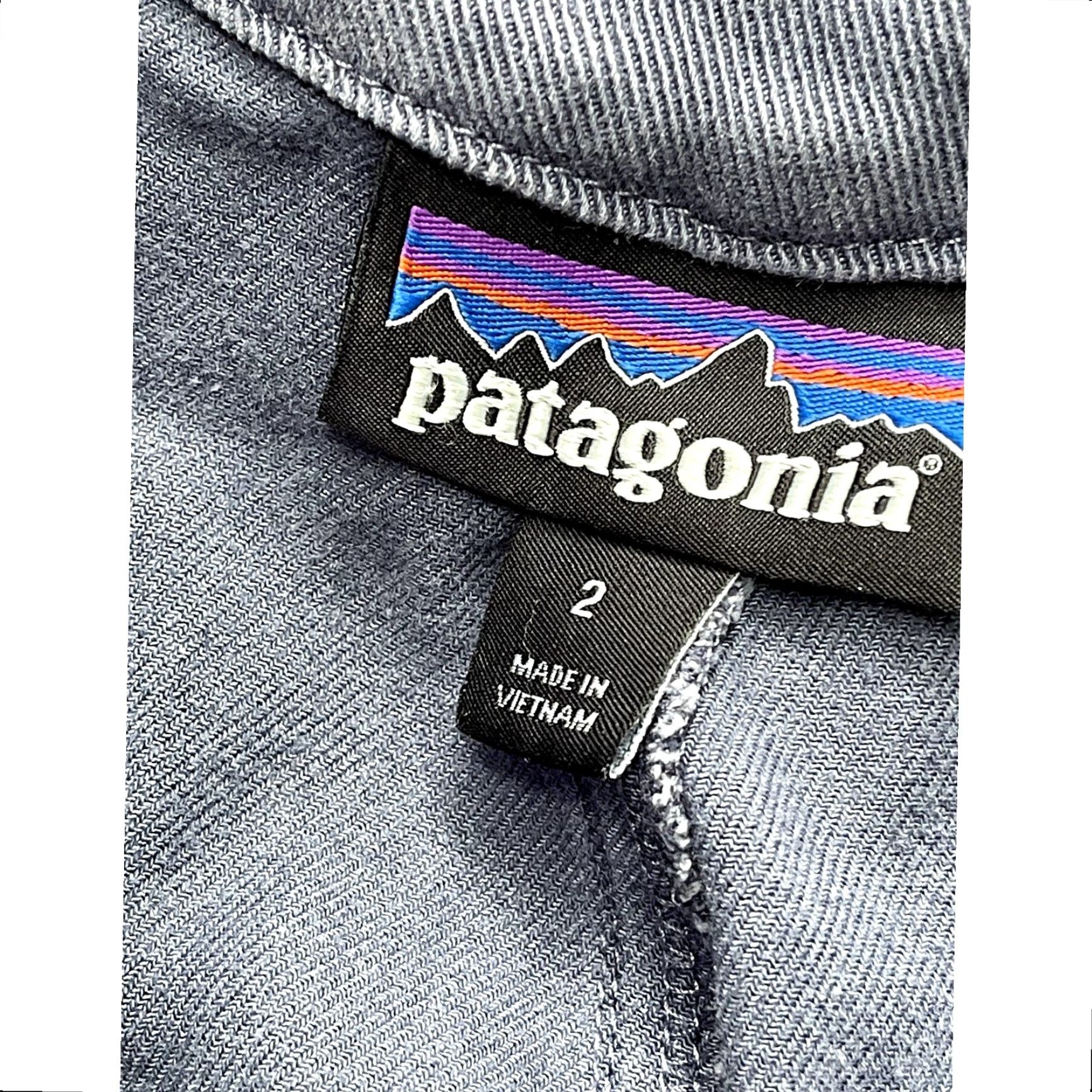 Patagonia VINTAGE Patagonia Escala Rock Pants Hiking Climbing Blue Stretch Pockets Women's 2 Size 26" / US 2 / IT 38 - 5 Thumbnail