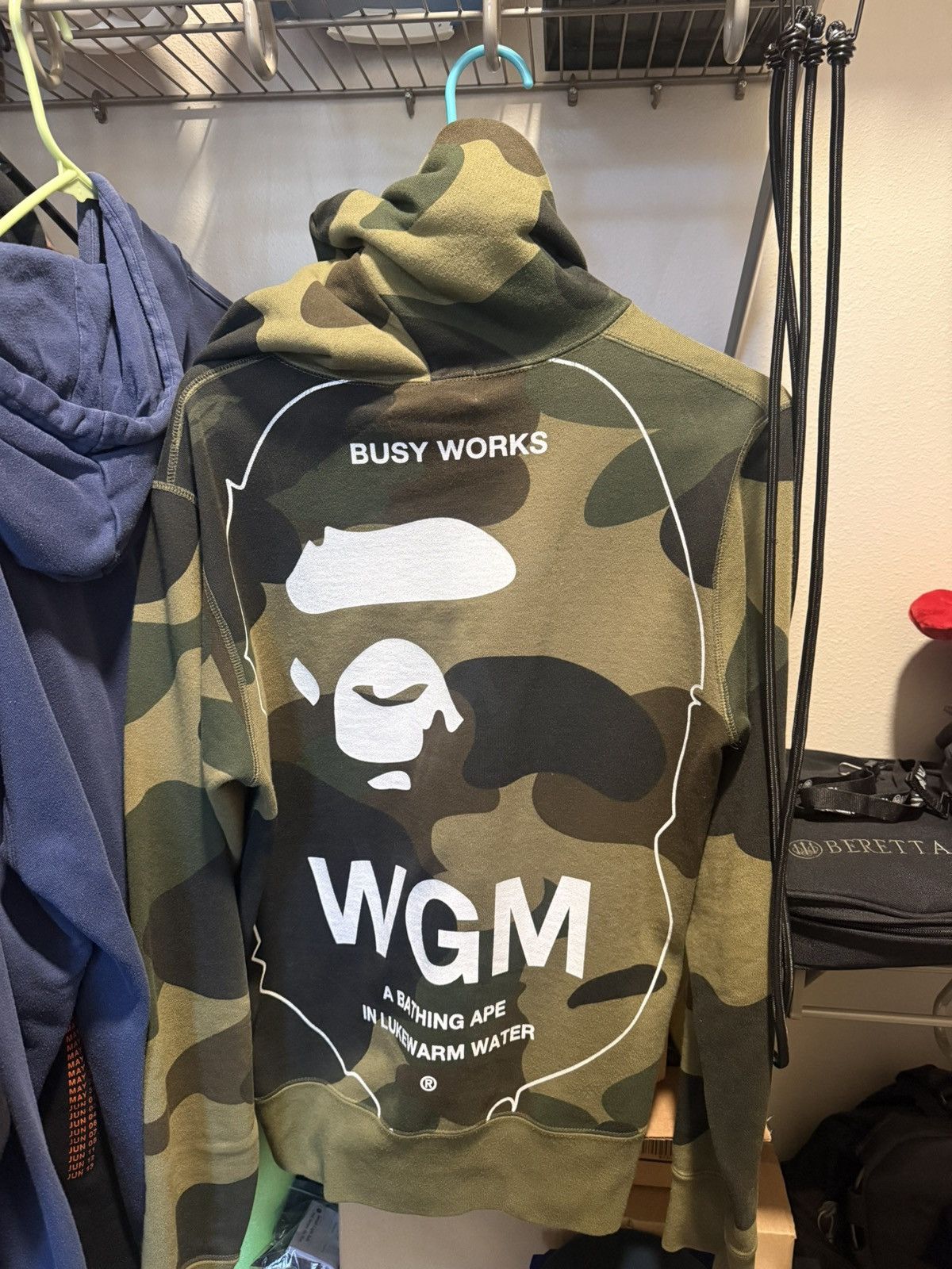Bape BAPE Big APE HEAD 1st camo green full zip hoodie Size US S / EU 44-46 / 1 - 3 Thumbnail