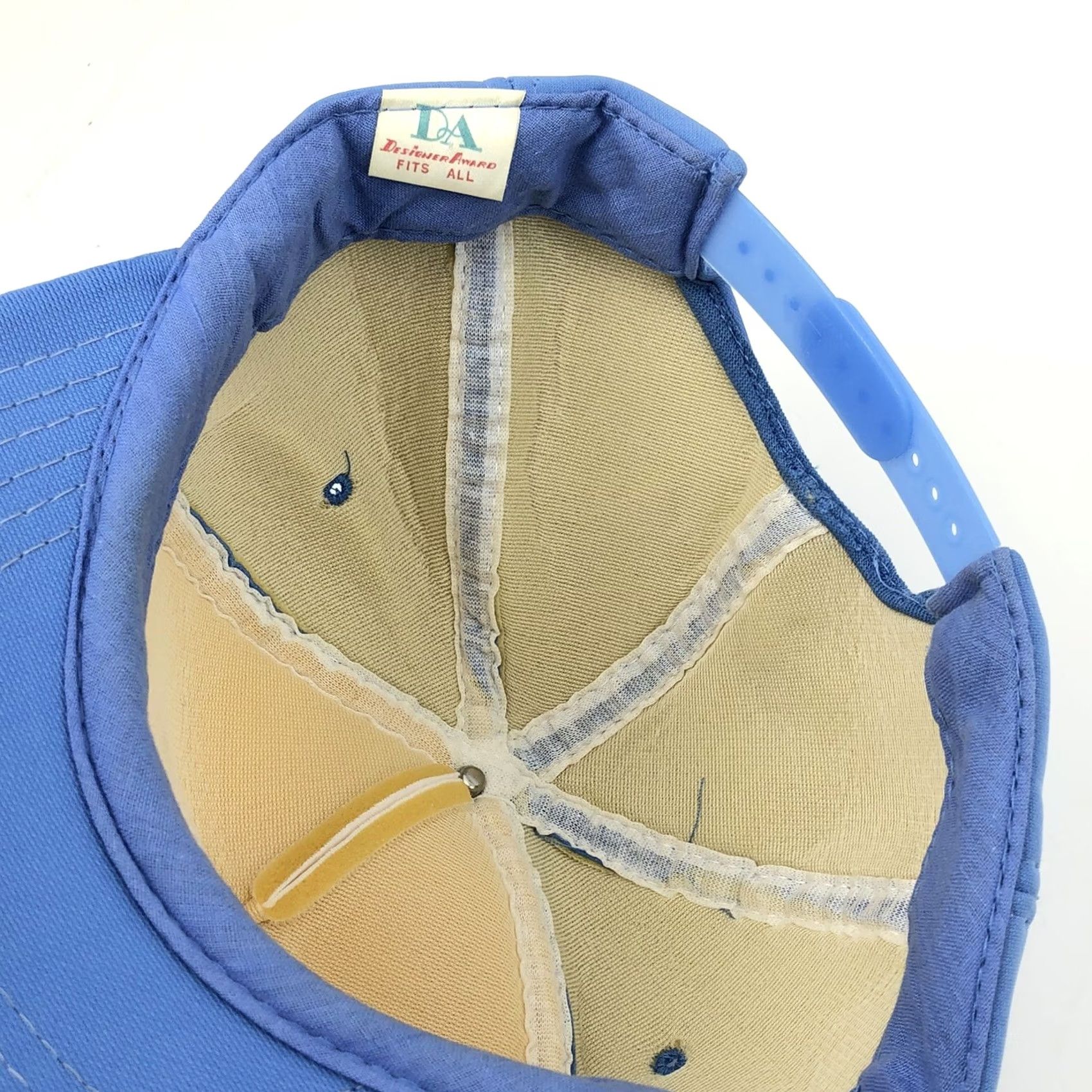 Vintage VINTAGE Blank Hat Blue White Trucker Cap Snap Back 80s 90s Plain Foam Adult Mens Size ONE SIZE - 7 Thumbnail