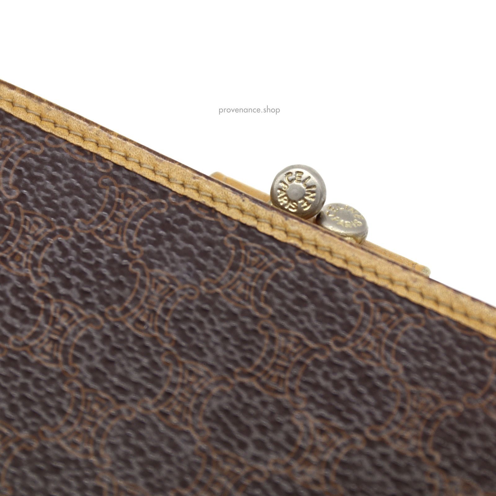 Celine 🔴 Celine Snap Wallet - Macadam Triomphe Size ONE SIZE - 5 Thumbnail