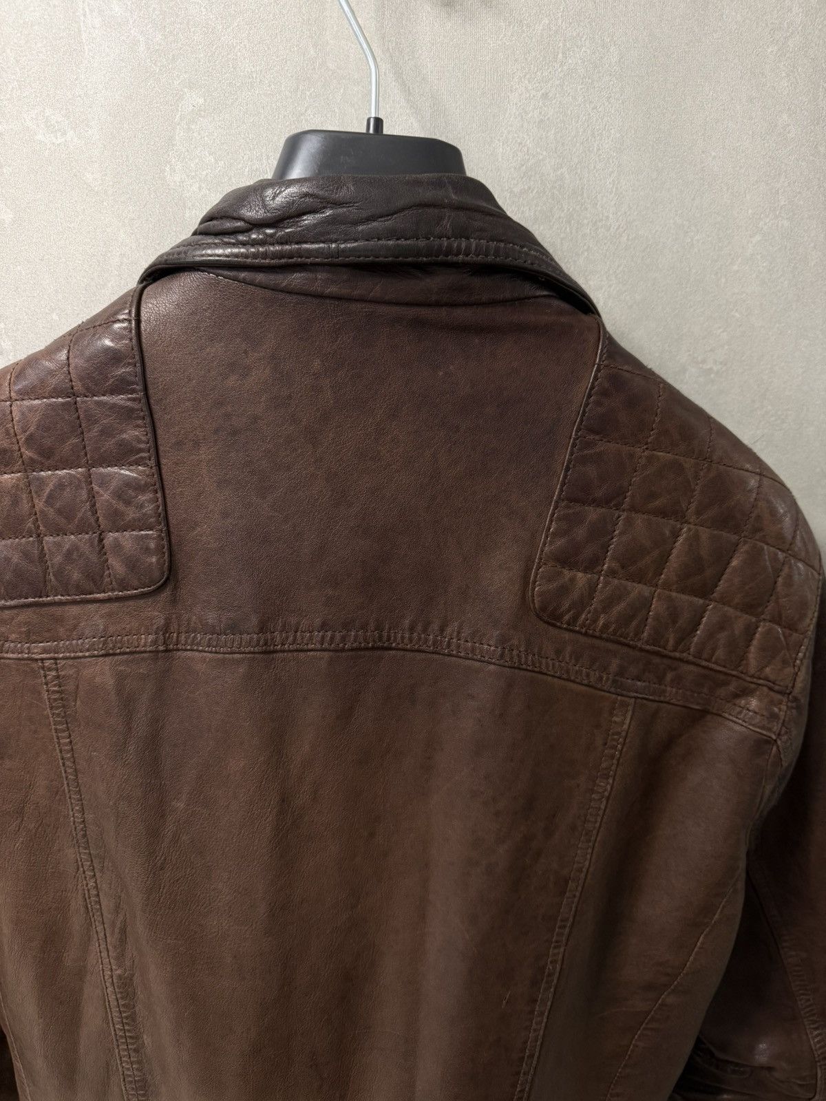 Allsaints AllSaints distressed Conroy Leather Biker Jacket, Oxblood Size US M / EU 48-50 / 2 - 11 Thumbnail