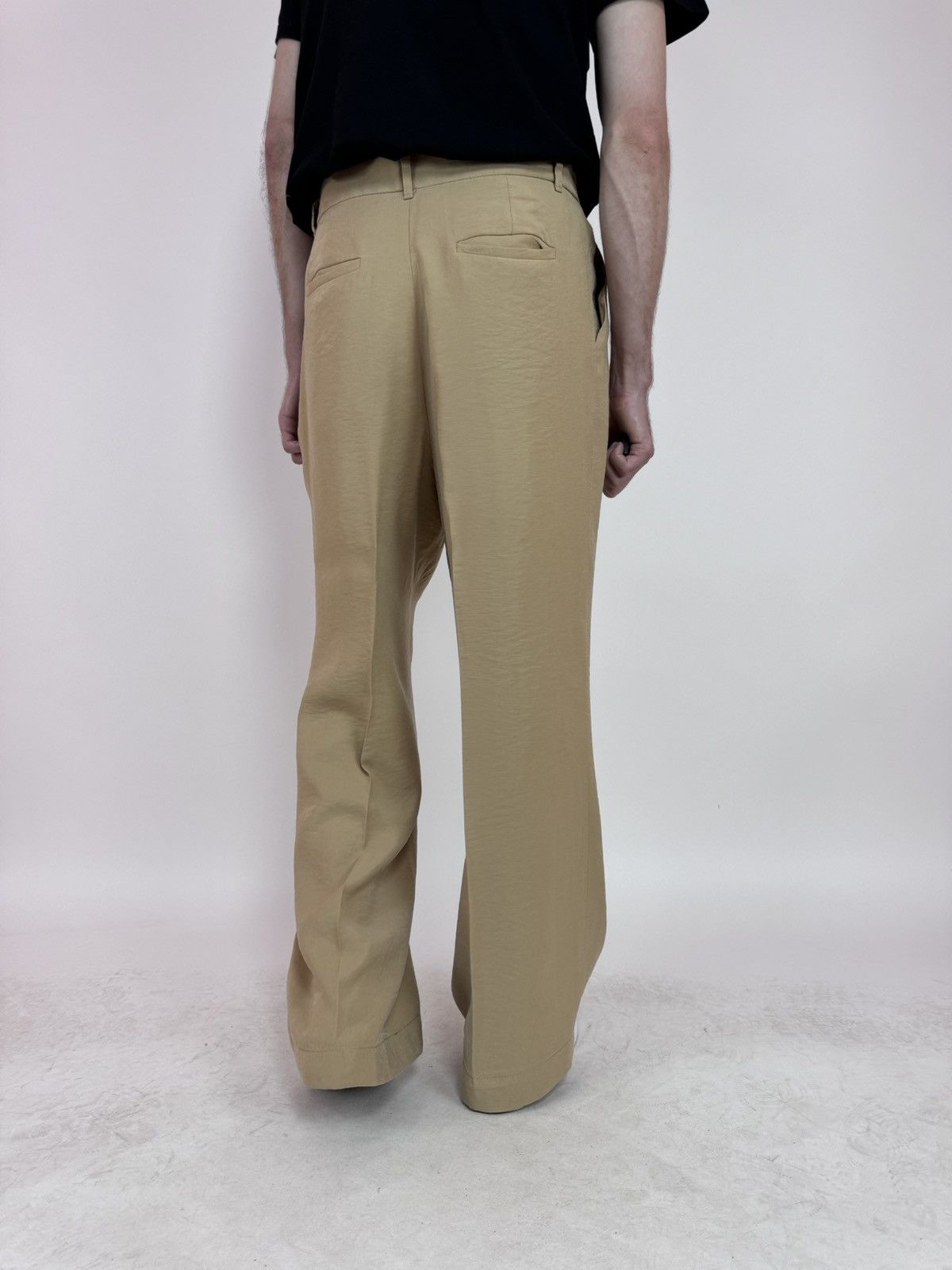 Zara Upcycled ZARA Pleated Trousers Viscose Pants wide legs sz 32 Size US 32 / EU 48 - 9 Thumbnail
