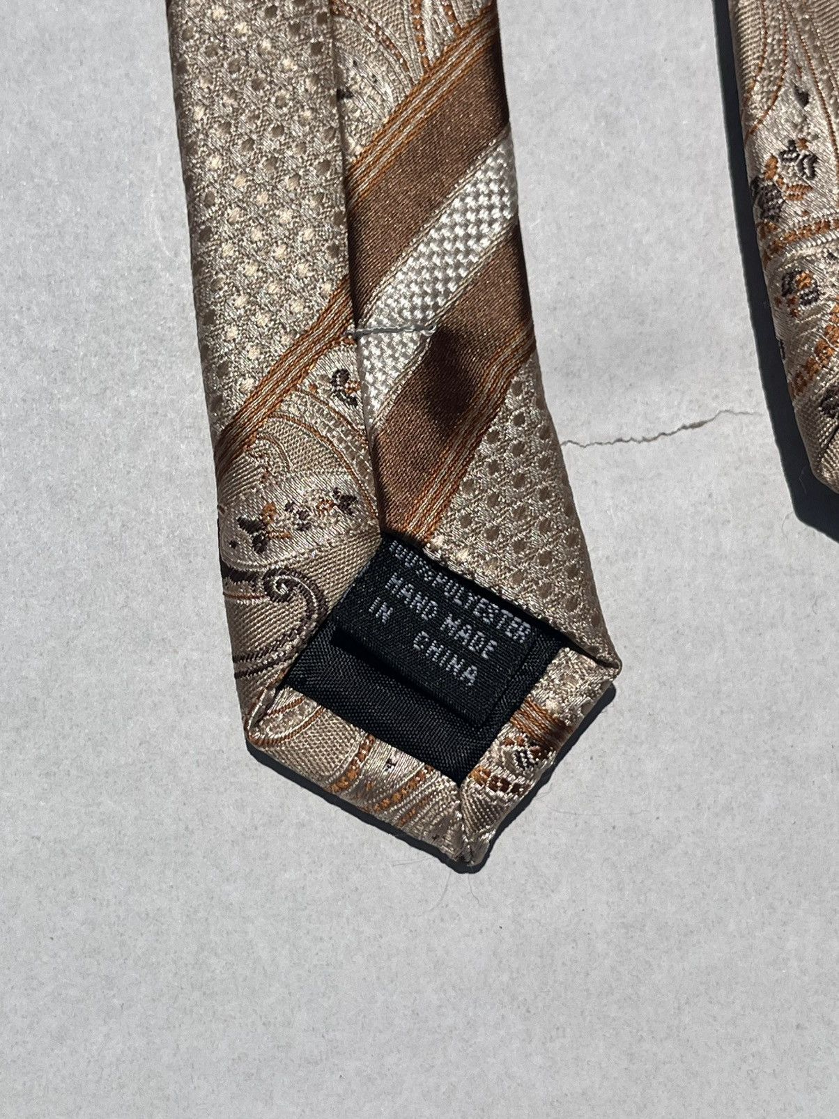 Other Bruno Conte Men’s Silk Necktie Geometric Paisley Dress Tie Size ONE SIZE - 7 Thumbnail