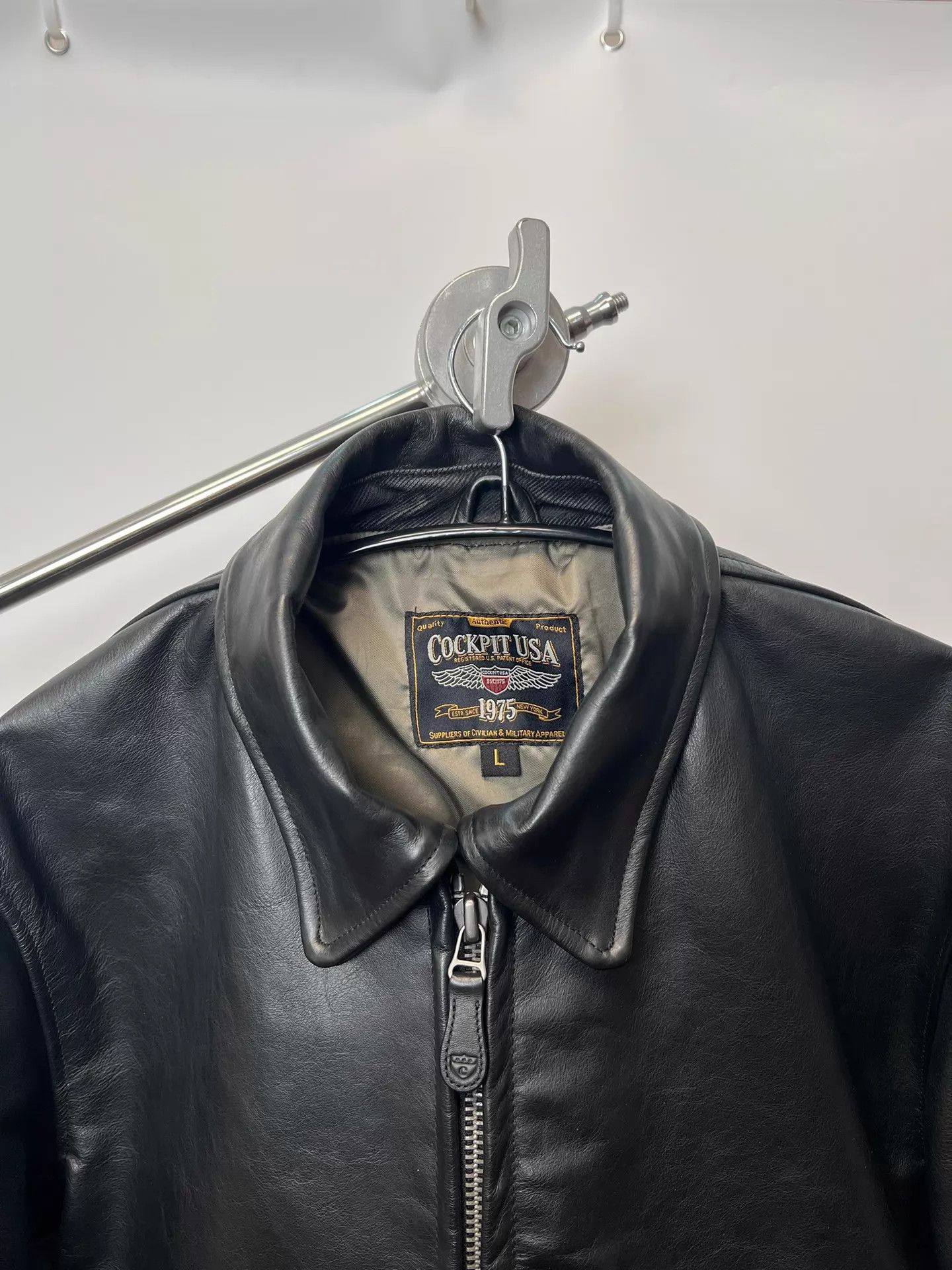 Cockpit USA COCKPIT Tea Core Horsehide Biker Jacket Size US L / EU 52-54 / 3 - 3 Thumbnail