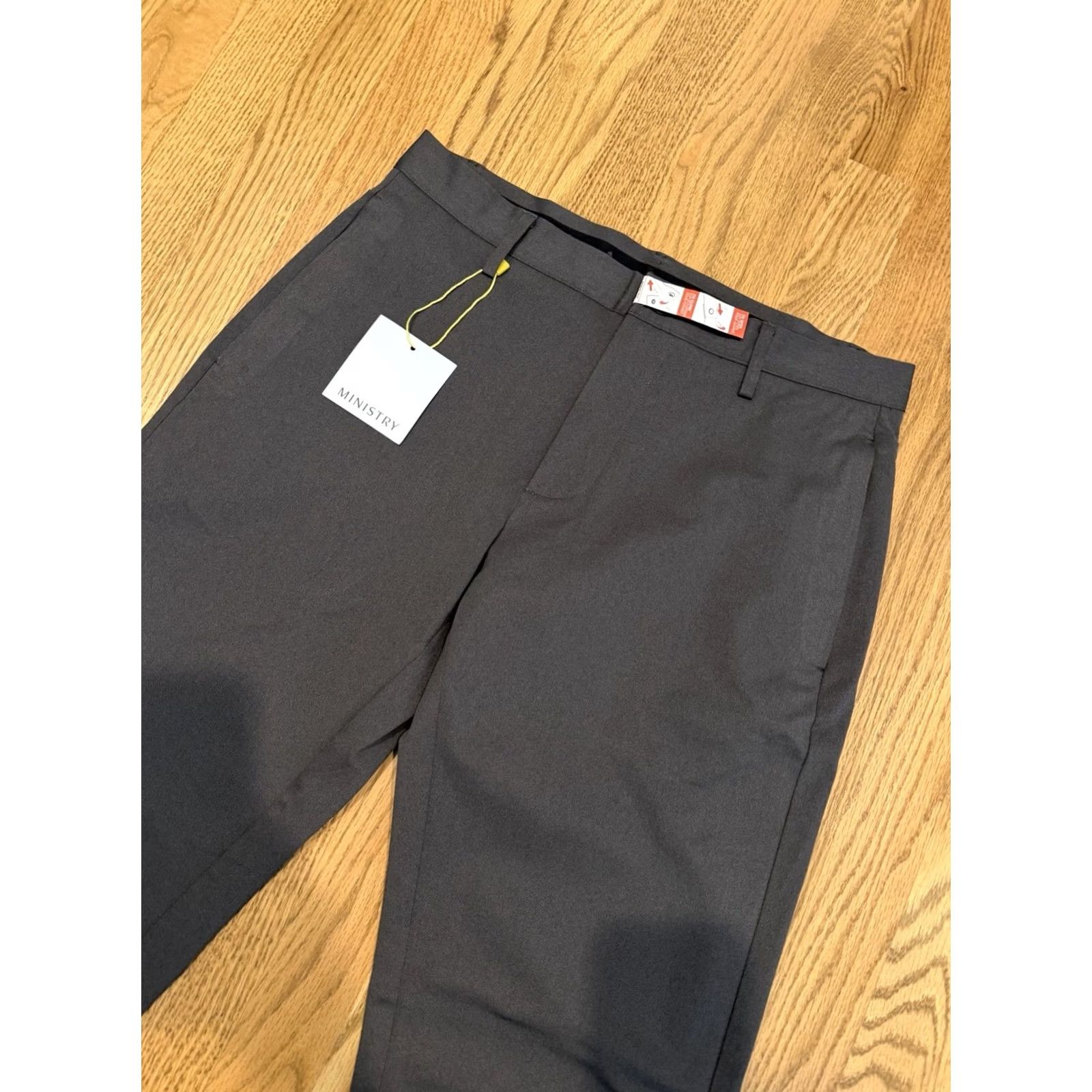 Vintage NWT Ministry Slim Fit Pants - Grey Aerozero Lightweight Stretch 30x33 Size US 30 / EU 46 - 5 Thumbnail