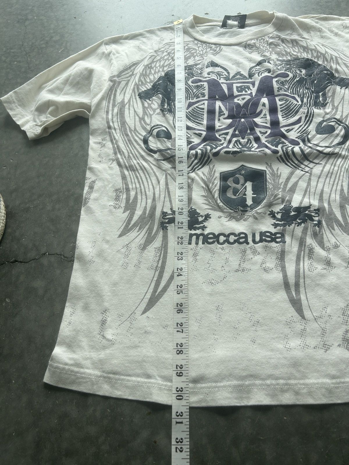 Mecca × Vintage Vintage Y2K Mecca Graphic Tee Size US XL / EU 56 / 4 - 13 Thumbnail