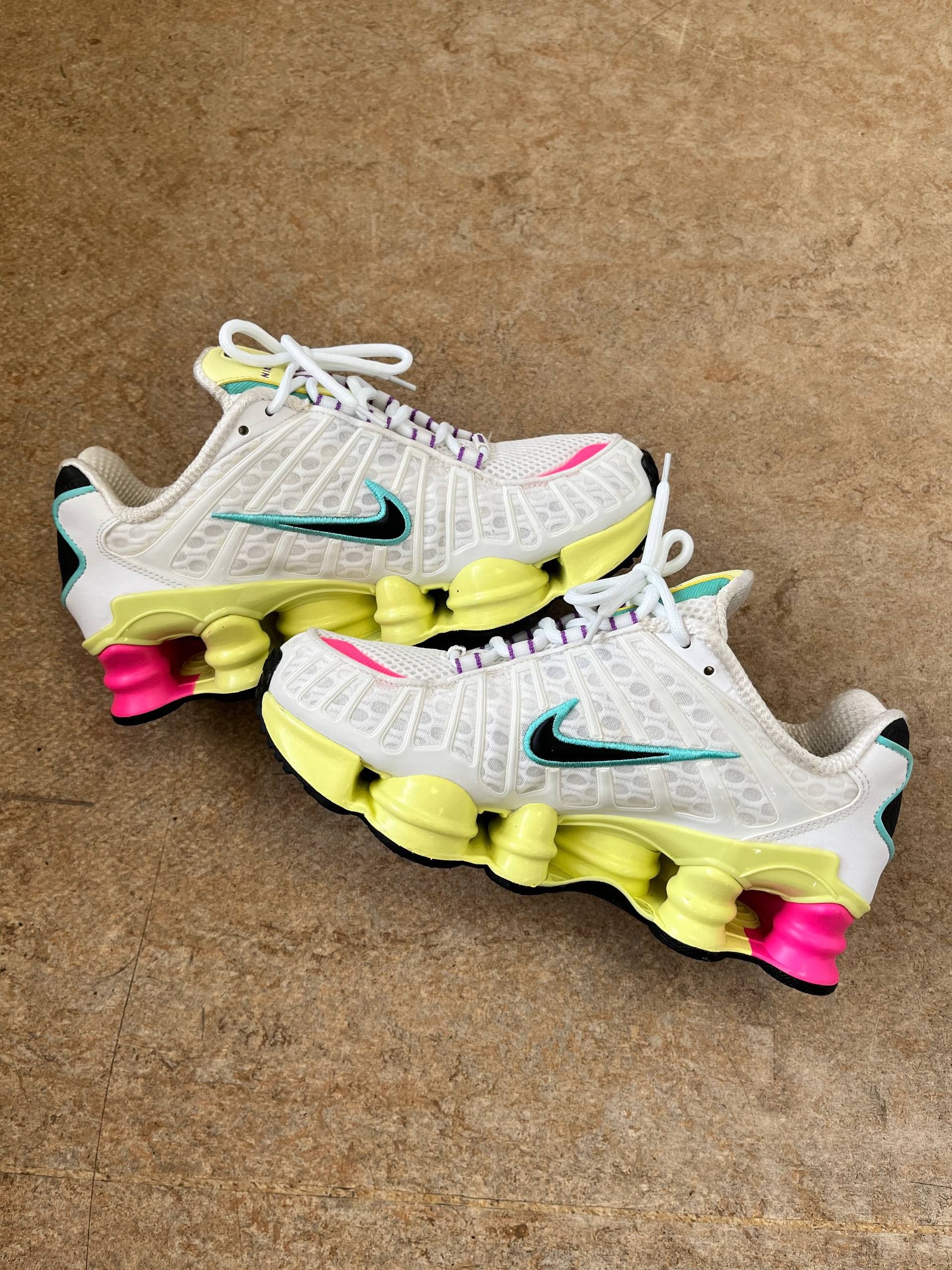 Nike Nike Shox TL Multi Color AR3566-102 Blast-Aurora Green Size US 7 / IT 37 - 9 Thumbnail