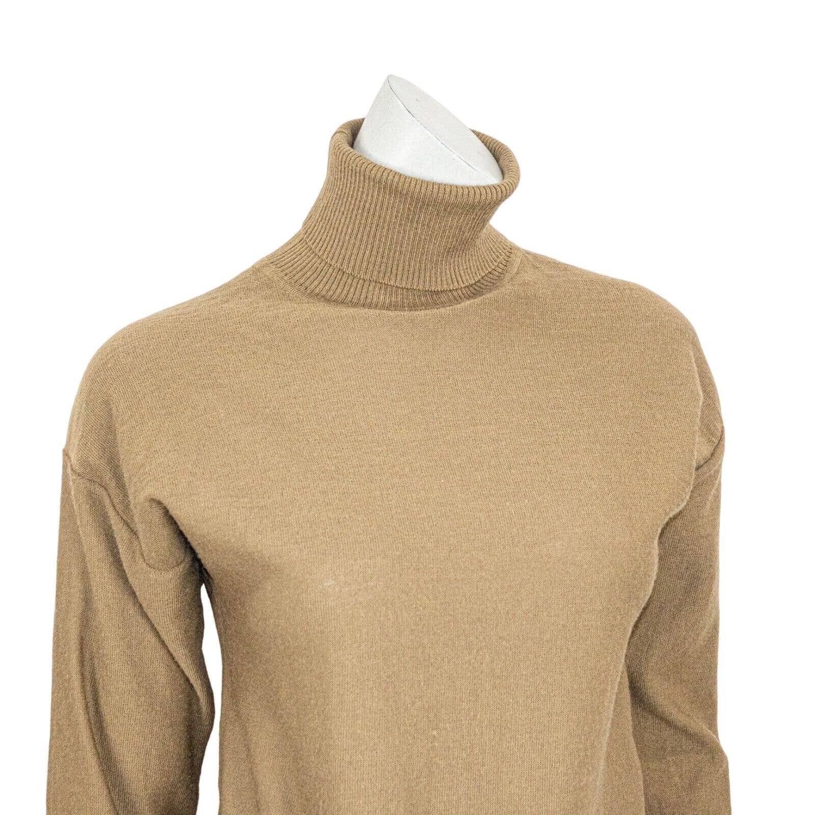 Saint Laurent Paris Vtg SAINT LAURENT rive gauche Turtleneck Sweater brown Size S / US 4 / IT 40 - 7 Thumbnail