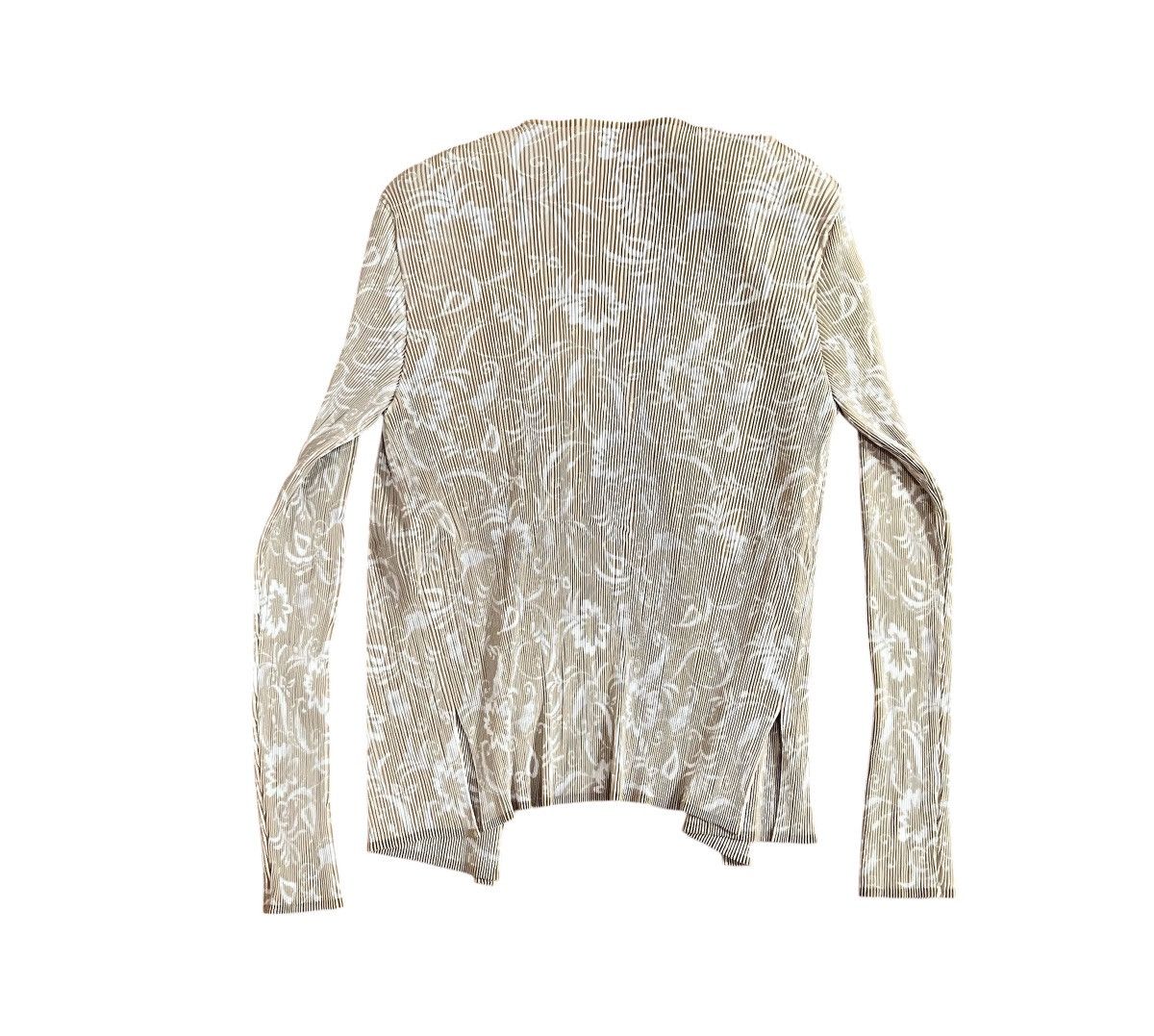 Issey Miyake TAX FREE 🇺🇸 Issey miyake fete pleated floral open cardigan Size S / US 4 / IT 40 - 5 Thumbnail
