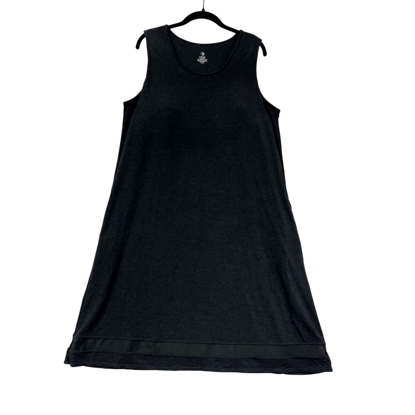Vintage MPG Mondetta Black Tank Dress XL Sleeveless Unisex Adults Knee Length Fashion Dress Women Men? Size XL / US 12-14 / IT 48-50 - 2 Thumbnail