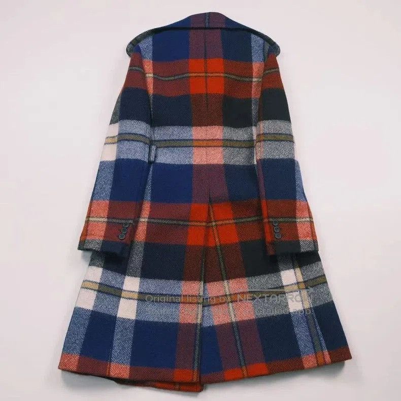 Prada Red Plaid Prada Overcoat. Size US M / EU 48-50 / 2 - 2 Thumbnail