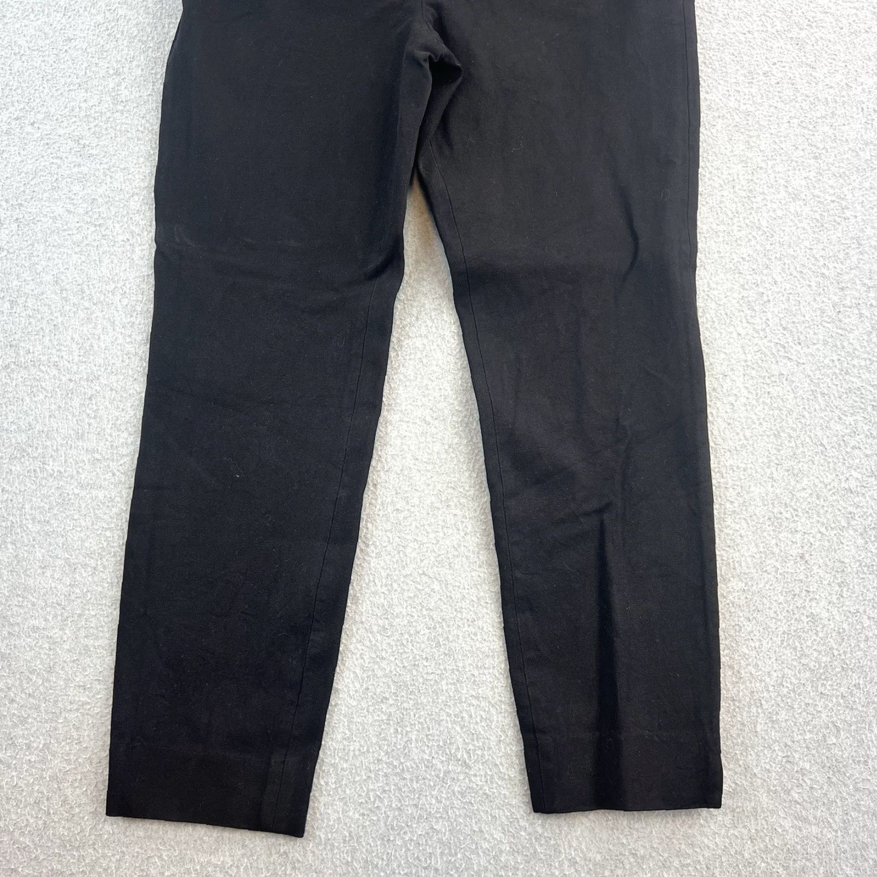 Banana Republic Banana Republic Sloan Pants Womens 4S Short Black Ankle Mid Rise Trousers Pants Size 27" / US 4 / IT 40 - 7 Thumbnail