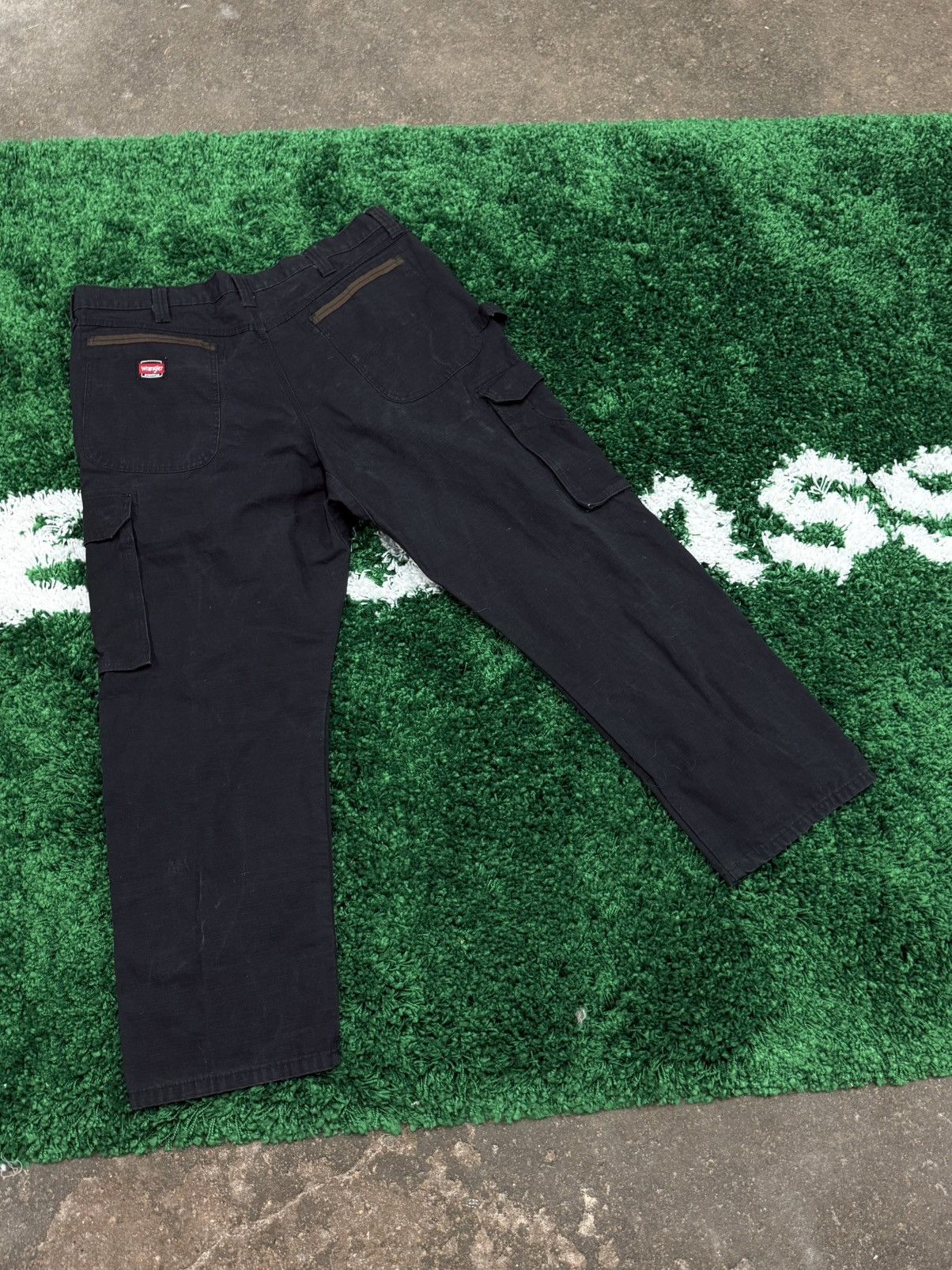 Wrangler Wrangler Black Ripstop Cargo Pants Sz. 38 x 30 Pocket Size US 38 / EU 54 - 3 Thumbnail