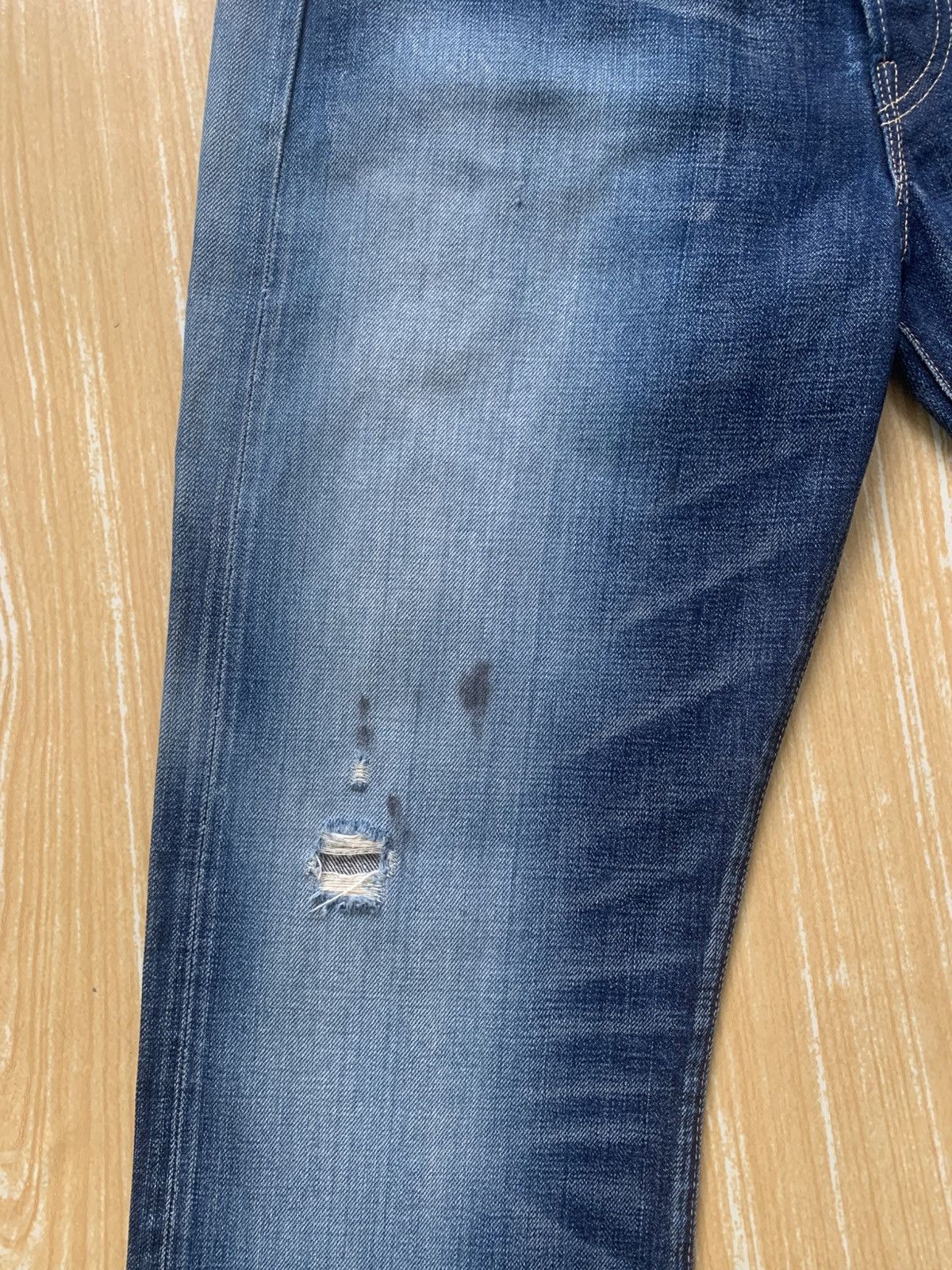 Levi's Distressed Levis Lot44501 WW2 Repro Selvedge Made In Japan Size US 30 / EU 46 - 10 Thumbnail