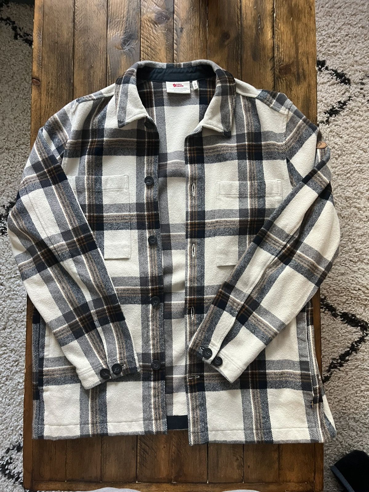Fjallraven Fjällräven Singi Flannel Overshirt - Chalk White - Size M Size US M / EU 48-50 / 2 - 1 Preview