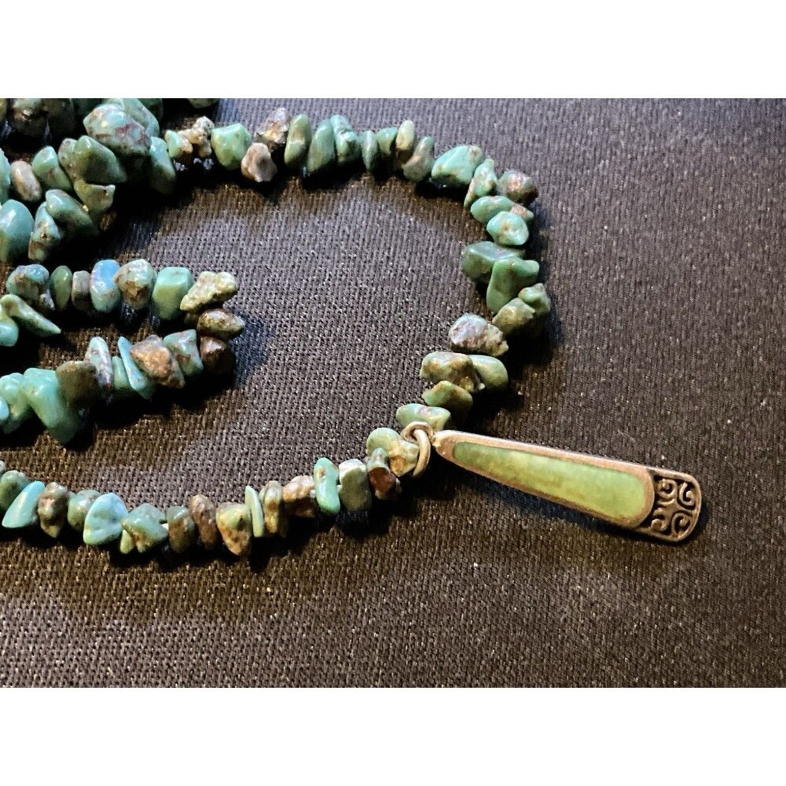Other Vintage Boma 14in Turquoise Chip Necklace Size ONE SIZE - 3 Thumbnail