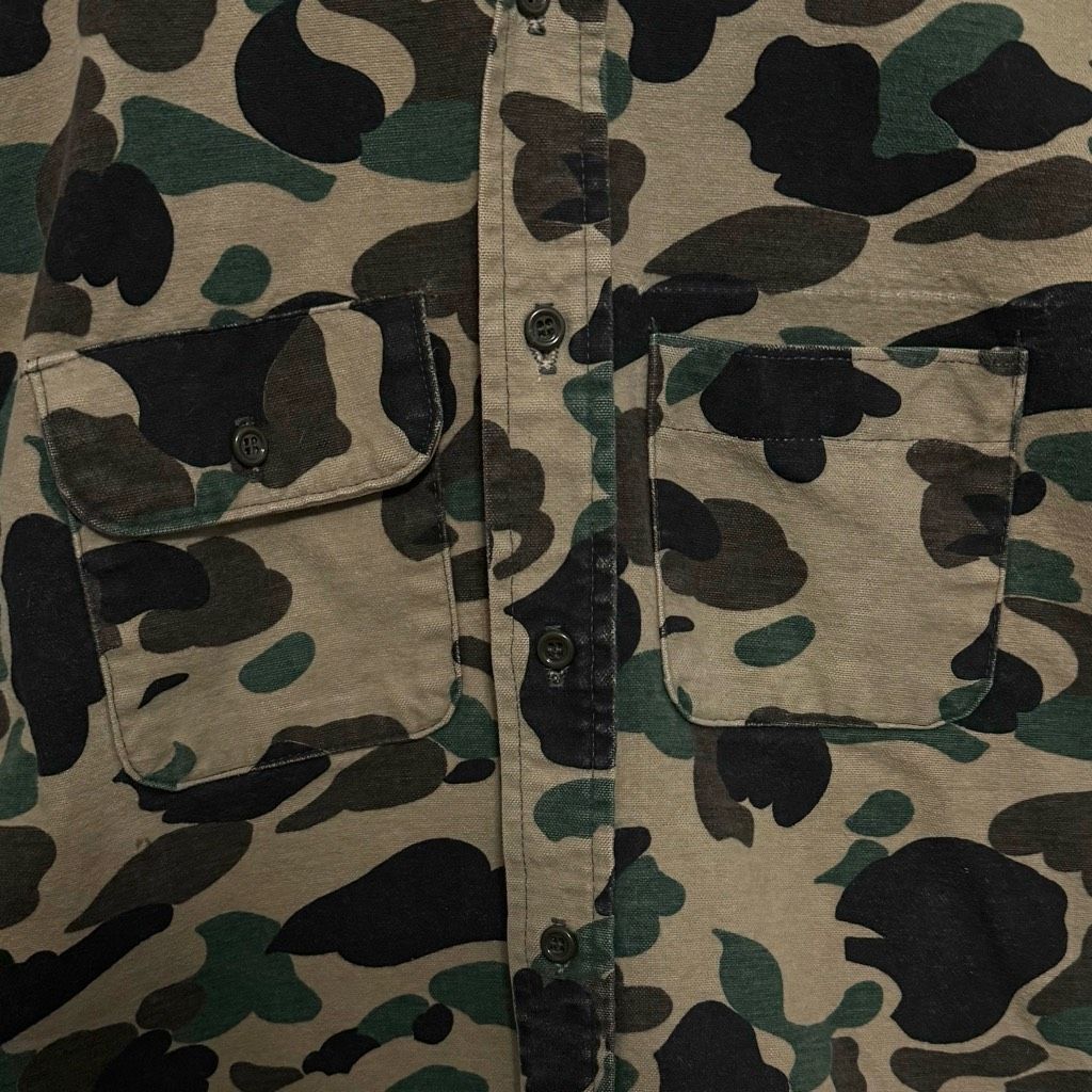 Vintage Vintage Five Brothers Chamois Flannel Frogskin Duck Hunting Camo Custom Sleeves Sz M Size US M / EU 48-50 / 2 - 2 Thumbnail