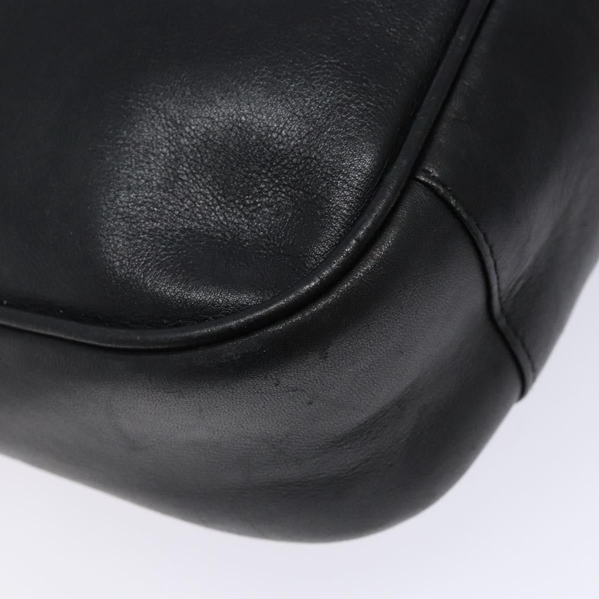 Gucci GUCCI Bamboo Hand Bag Leather Black Gold 001 1998 001 1998 Size ONE SIZE - 11 Thumbnail