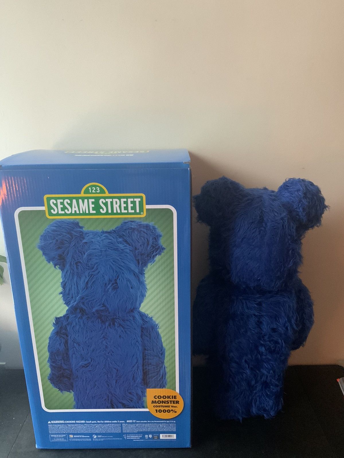 Medicom Toy Cookie Monster 1000% Size ONE SIZE - 4 Thumbnail