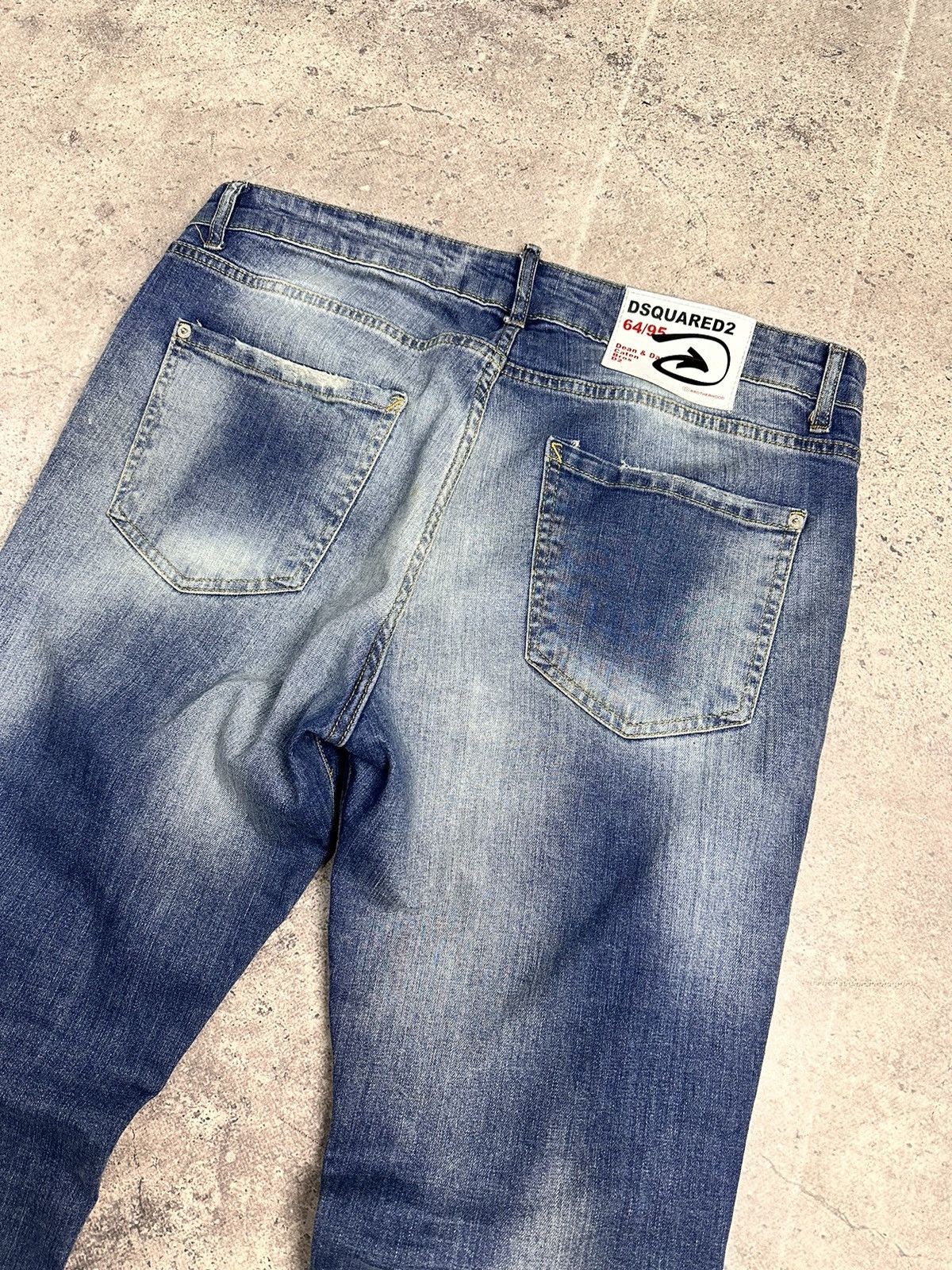 Dsquared2 Dsquared2 distressed denim pants baggy ripped y2k style Size US 38 / EU 54 - 12 Thumbnail
