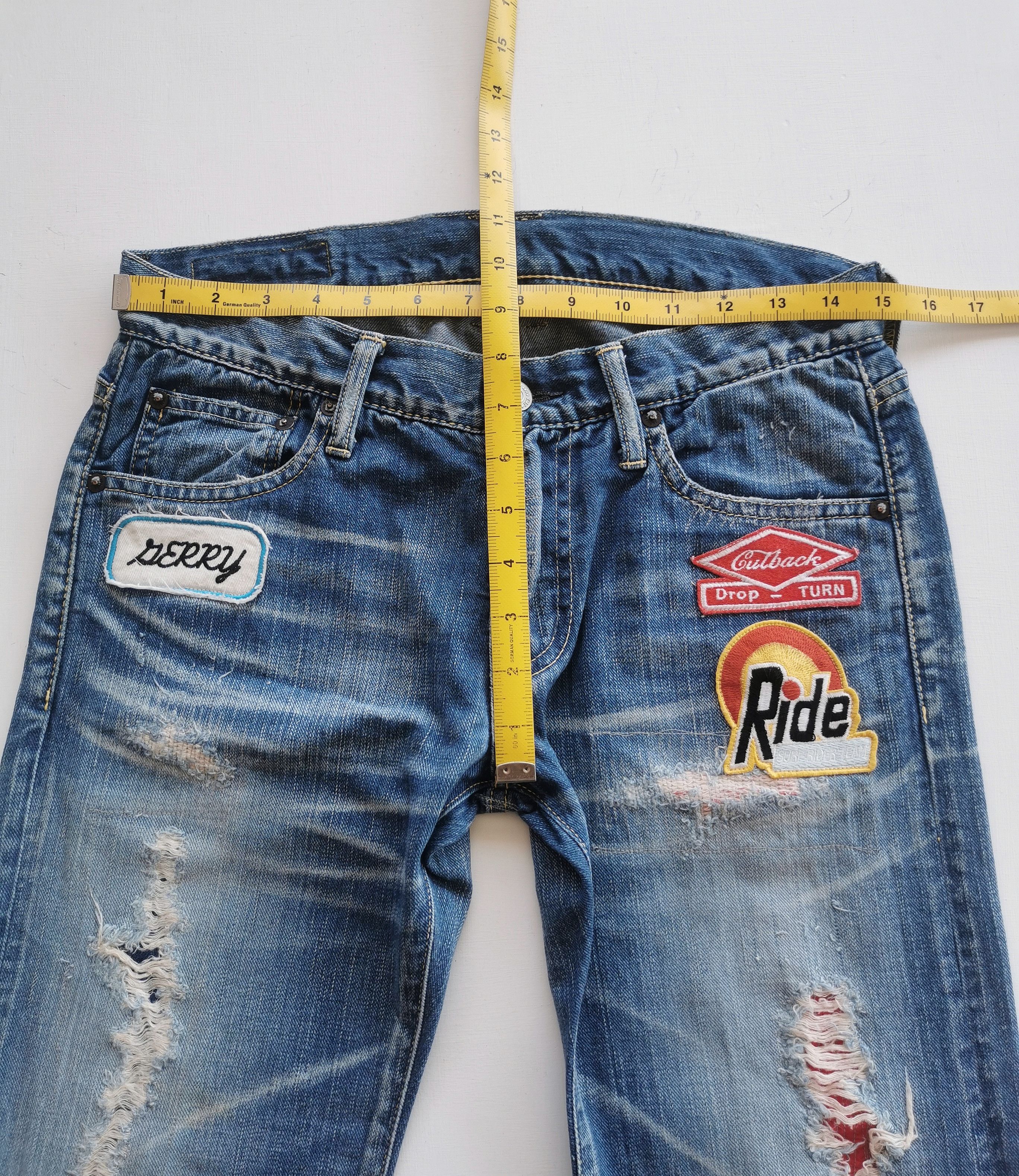 TMT T.M.T Japan Distressed Jeans Patches Style Kapital - 30'x28' Size US 30 / EU 46 - 3 Thumbnail