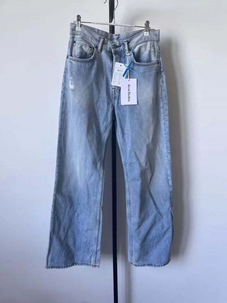 Acne Studios Acne Studios Slightly loose washed cotton zipper mid-waist Size US 32 / EU 48 - 1 Thumbnail