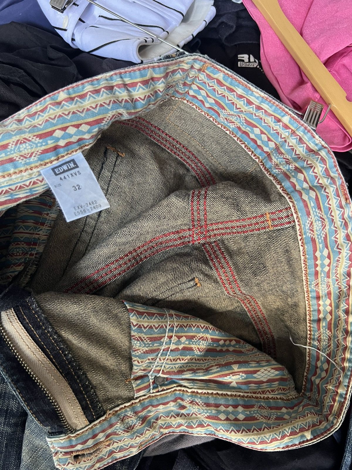 Edwin 🔥Flared Edwin Exclusive Vintage Distressed Denim Size US 33 - 16 Thumbnail
