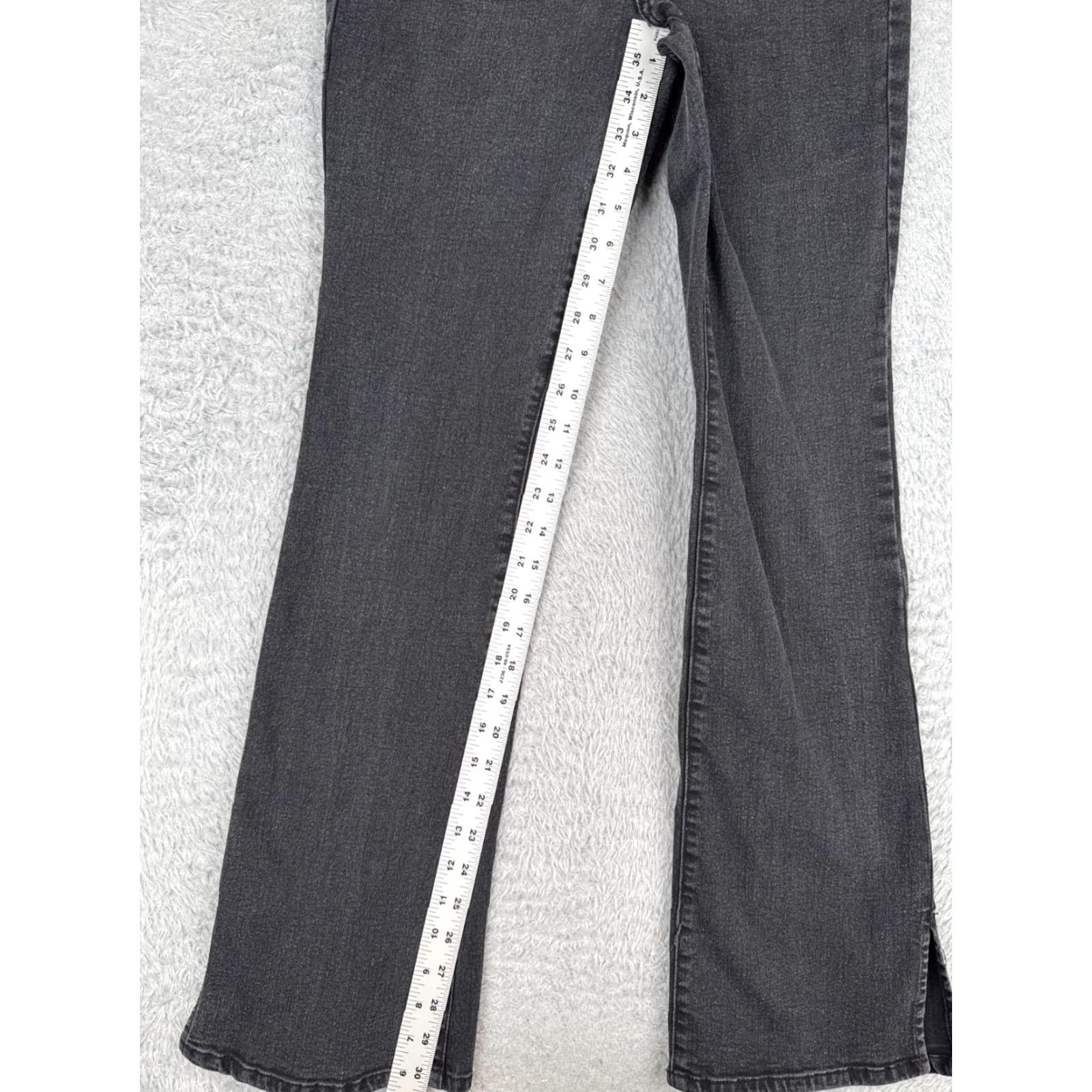Vintage Blue Spice Jeans Women Bootcut Jeans 27x31 Black Mid Stretch 5-Pocket Denim Cotton Blend Juniors 9 Size 30" / US 8 / IT 44 - 7 Thumbnail