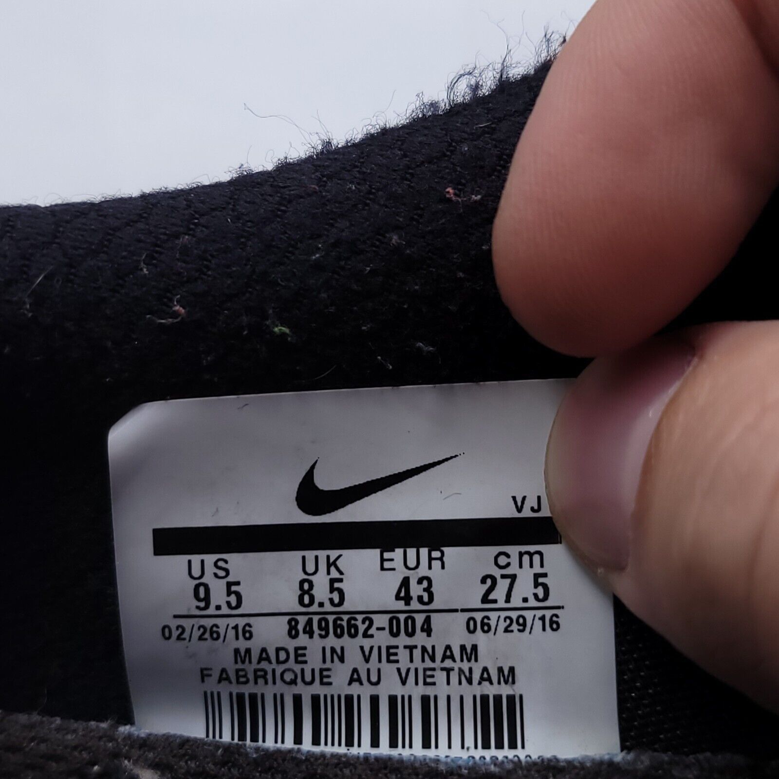Nike Nike Free RN Distance Shoe Mens Size 9.5 849662-004 Black Size US 9.5 / EU 42-43 - 10 Thumbnail