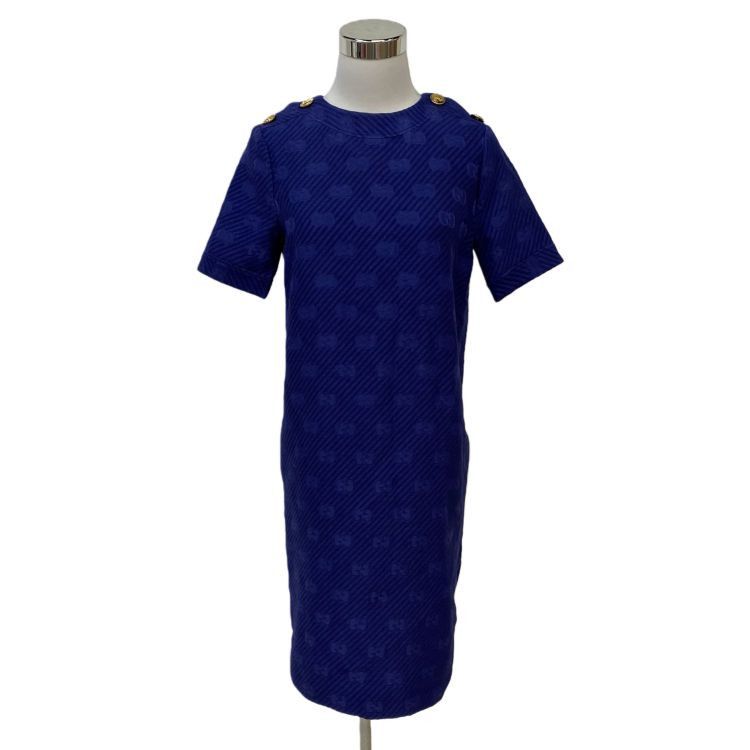 Gucci Gucci Purple Monogram Midi Dress Size 36 Size XS / US 0-2 / IT 36-38 - 1 Thumbnail