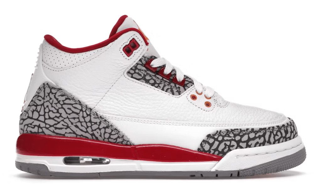 Nike 3 Retro Cardinal (GS) Size US 5.5 / EU 38 - 1 Thumbnail