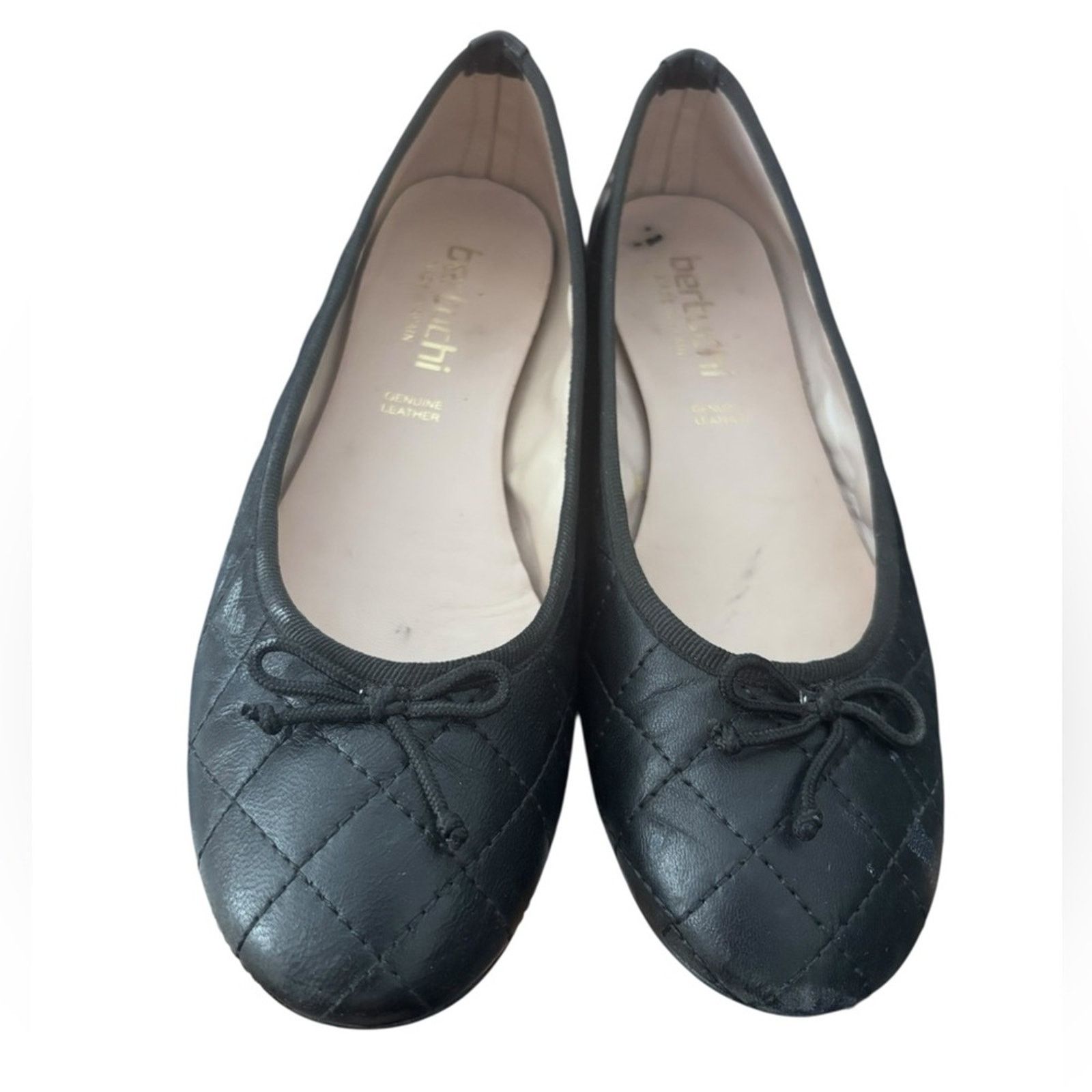 Berluti Bertuchi black quilted leather ballet flats|made in Spain Size US 7.5 / IT 37.5 - 1 Thumbnail