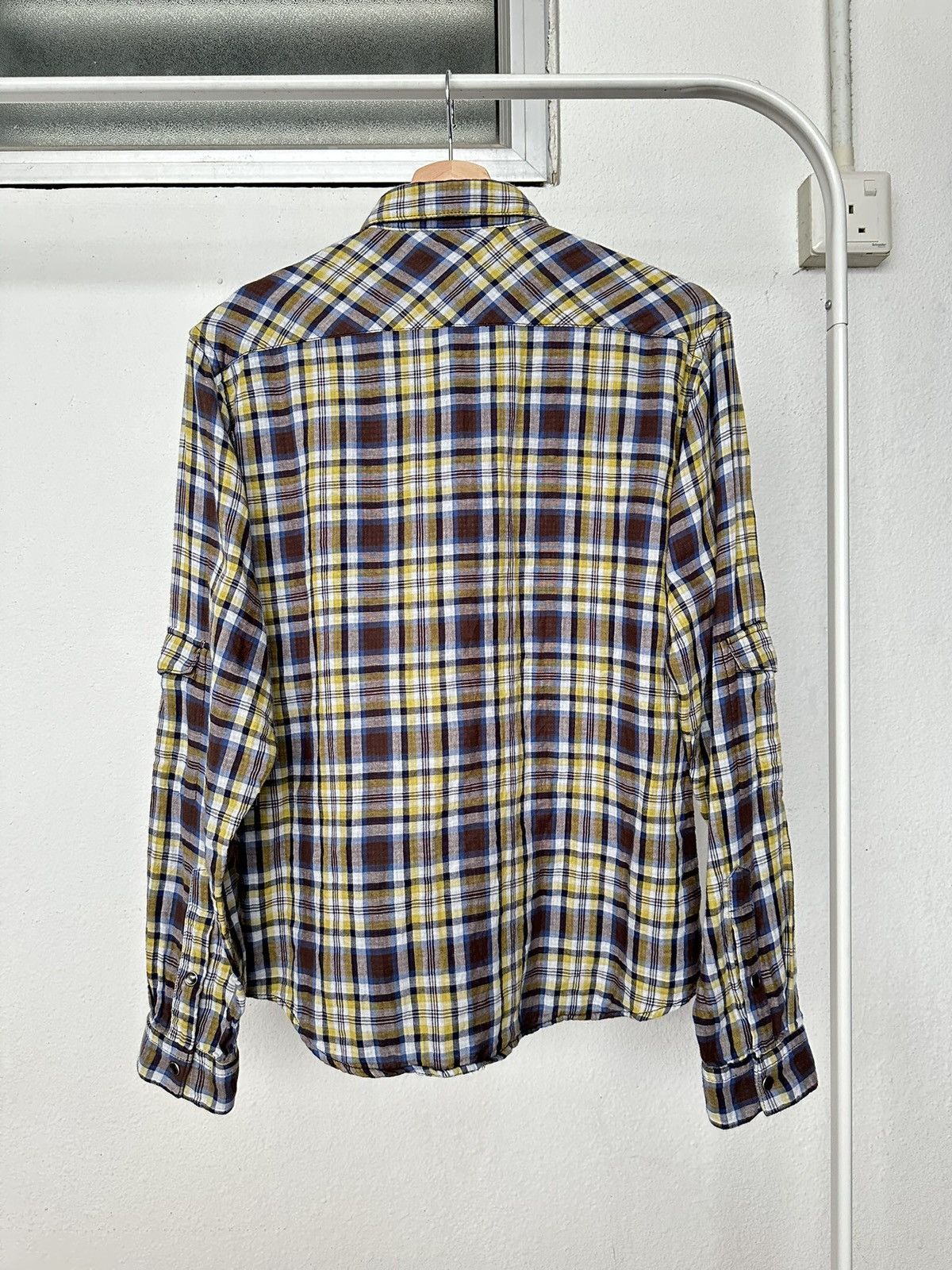 Hysteric Glamour 2010's Rattle trap checked snap button shirt Size US M / EU 48-50 / 2 - 6 Thumbnail