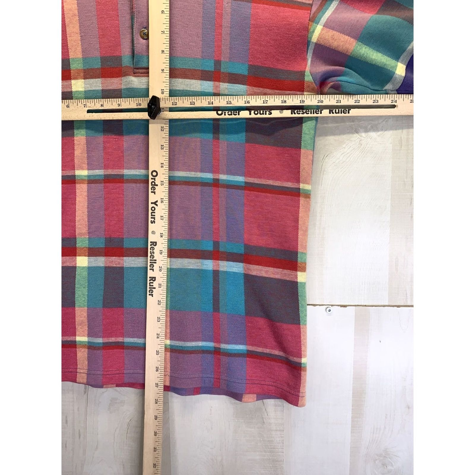 Vintage VINTAGE U.B.Drake Polo Shirt Plaid Mens M USA Made-9375 Size US M / EU 48-50 / 2 - 3 Thumbnail