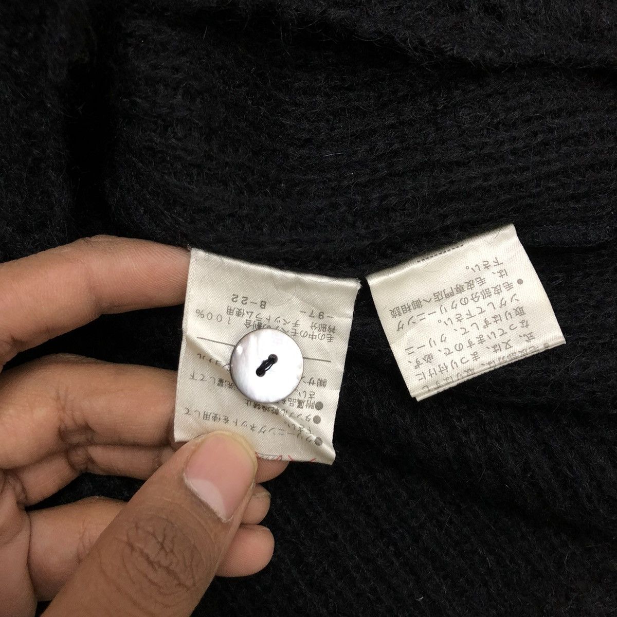 14th Addiction × If Six Was Nine × Le Grande Bleu (L.G.B.) Body Dressing Knitwear Lgb Fur Cardigan Jacket Ifsixwasnine Size US M / EU 48-50 / 2 - 9 Thumbnail