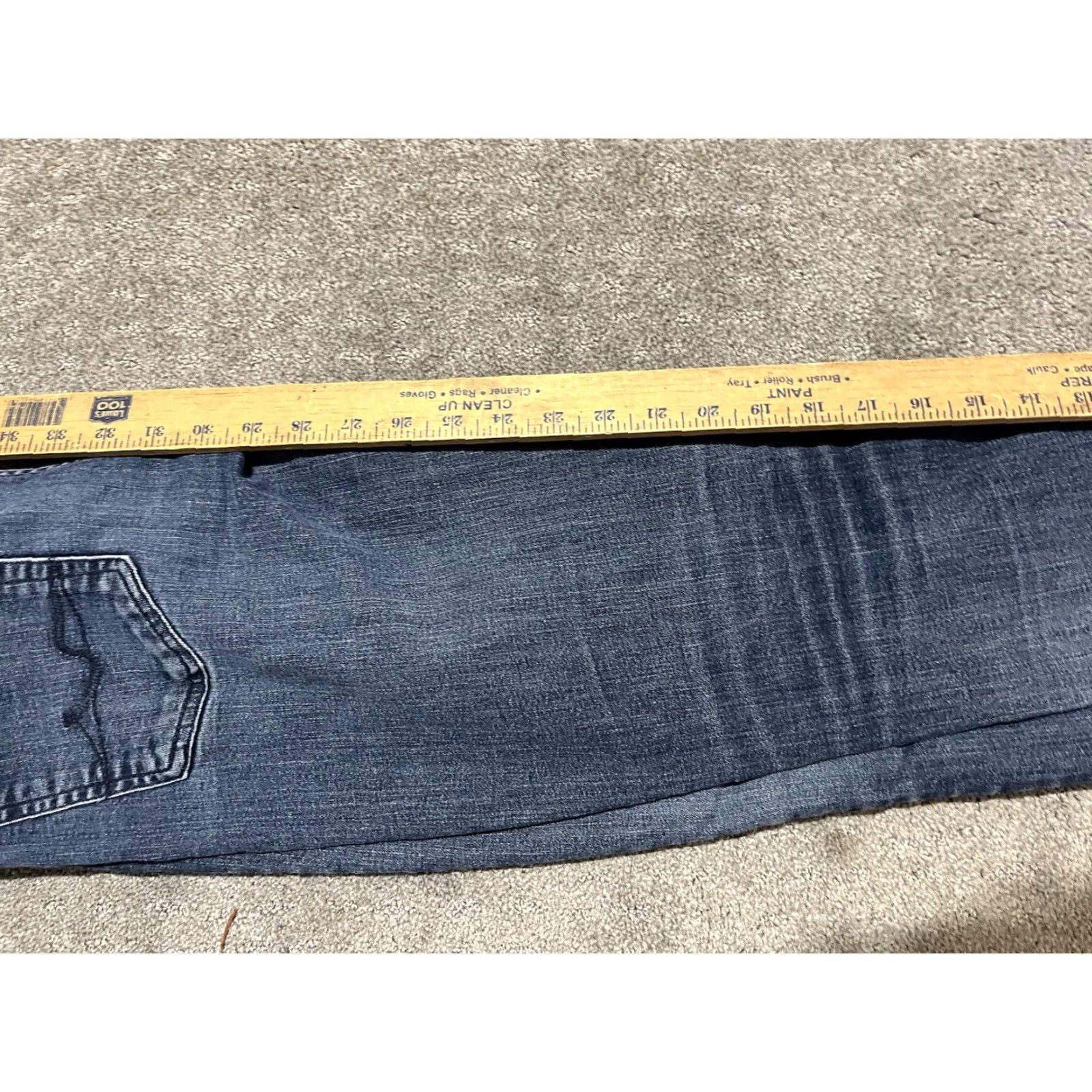 7 For All Mankind 7 For All Mankind Roxanne Women's Jeans Skinny Blue Wash Distressed 29 Blue Denim Cotton Blend 7 For All Mankind Brand Modern 2000s Womens Size ONE SIZE - 8 Thumbnail