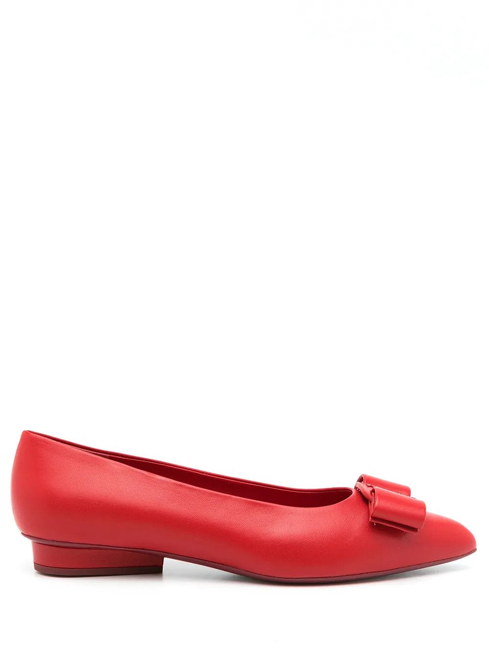 Salvatore Ferragamo o1y0426 Ballet Flats in Red Size US 6 / IT 36 - 1 Thumbnail
