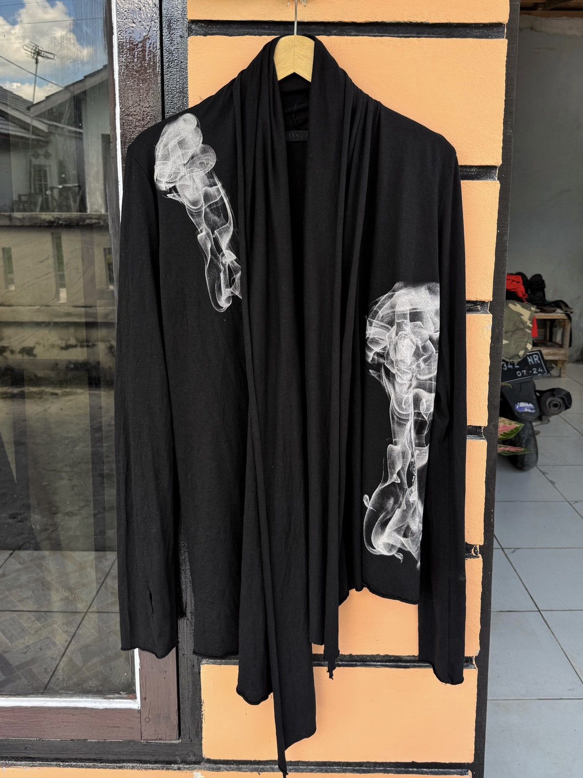 If Six Was Nine ❤️SOLD❤️ Smoke cardigan Fuga ifsix lgb ys yohji style Size US M / EU 48-50 / 2 - 1 Thumbnail