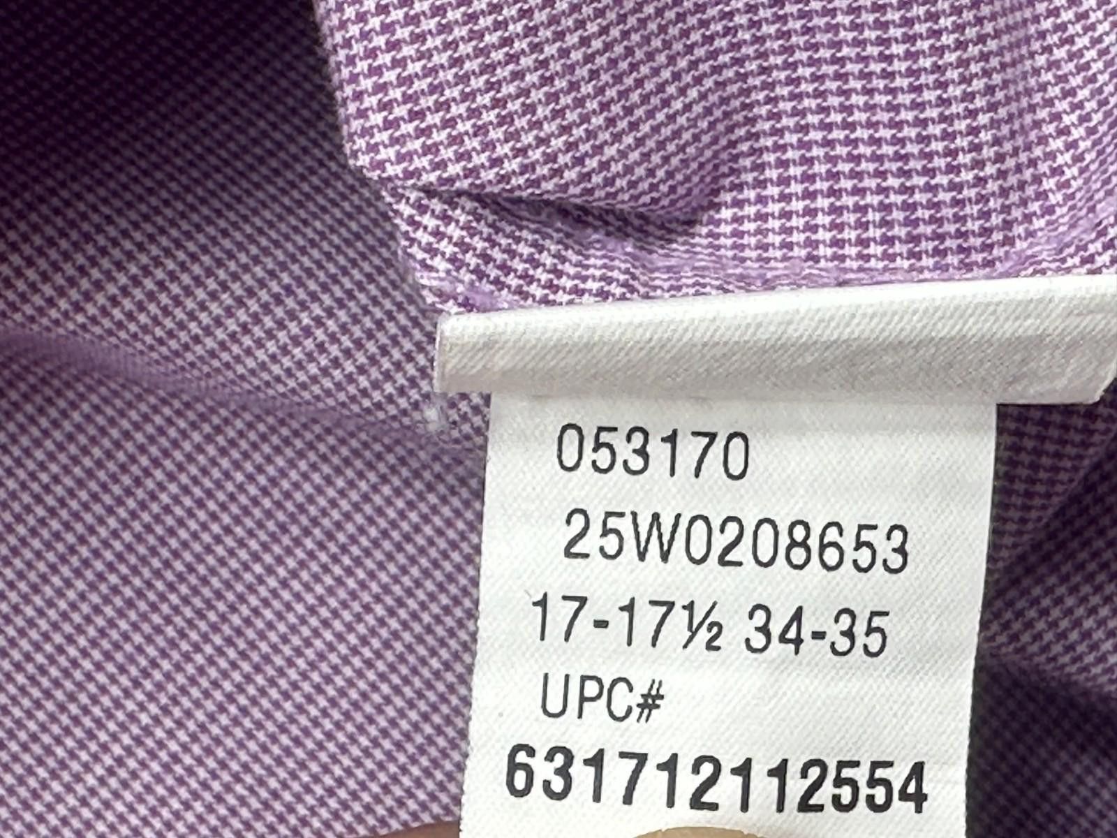Chaps Ralph Lauren Chaps Wrinkle Free Button Down Purple 17-34/35 Size US XL / EU 56 / 4 - 4 Thumbnail