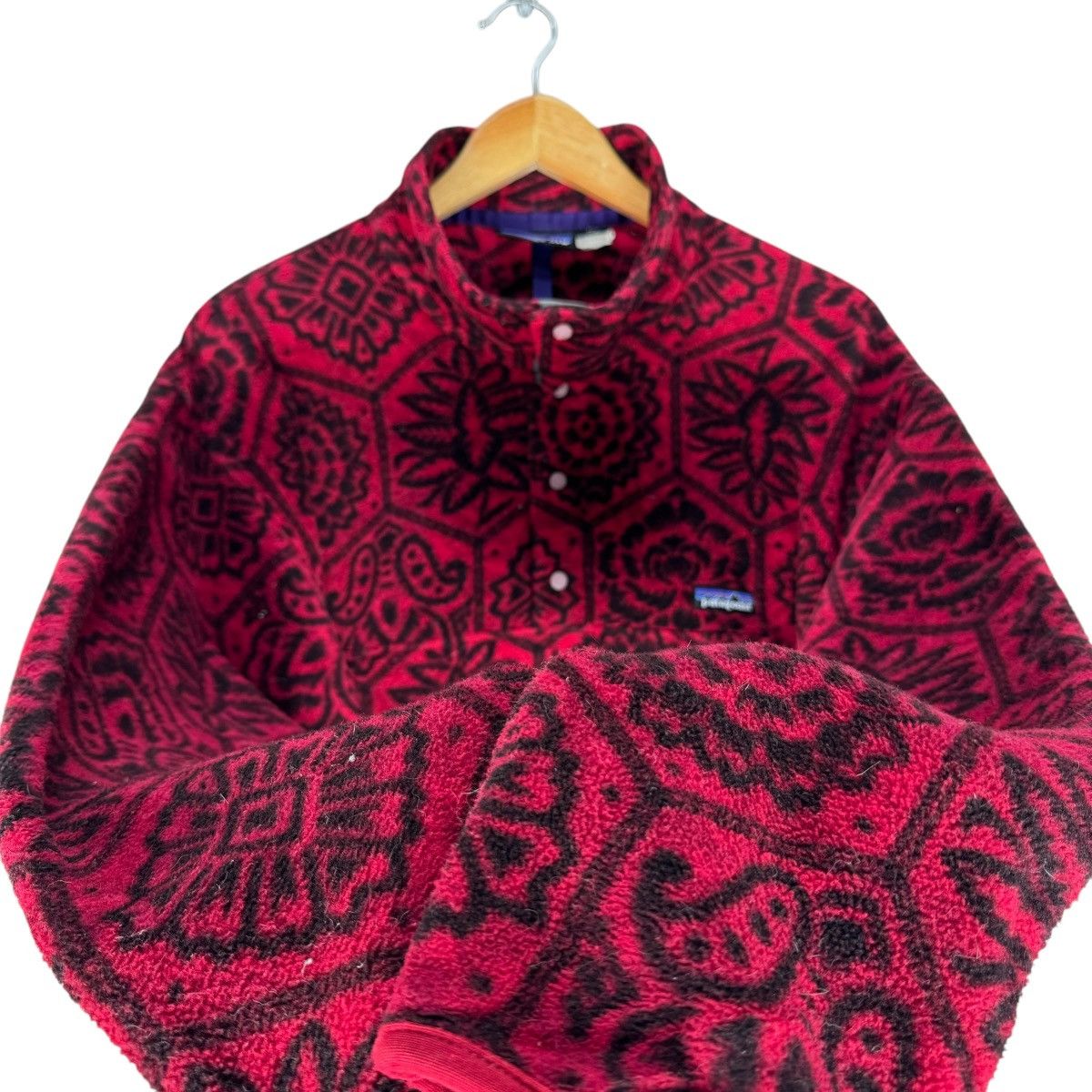 Patagonia 🔥PATAGONIA PAISLEY GRAPHIC SNAP BUTTON FLEECE SWEATER Size US M / EU 48-50 / 2 - 1 Thumbnail