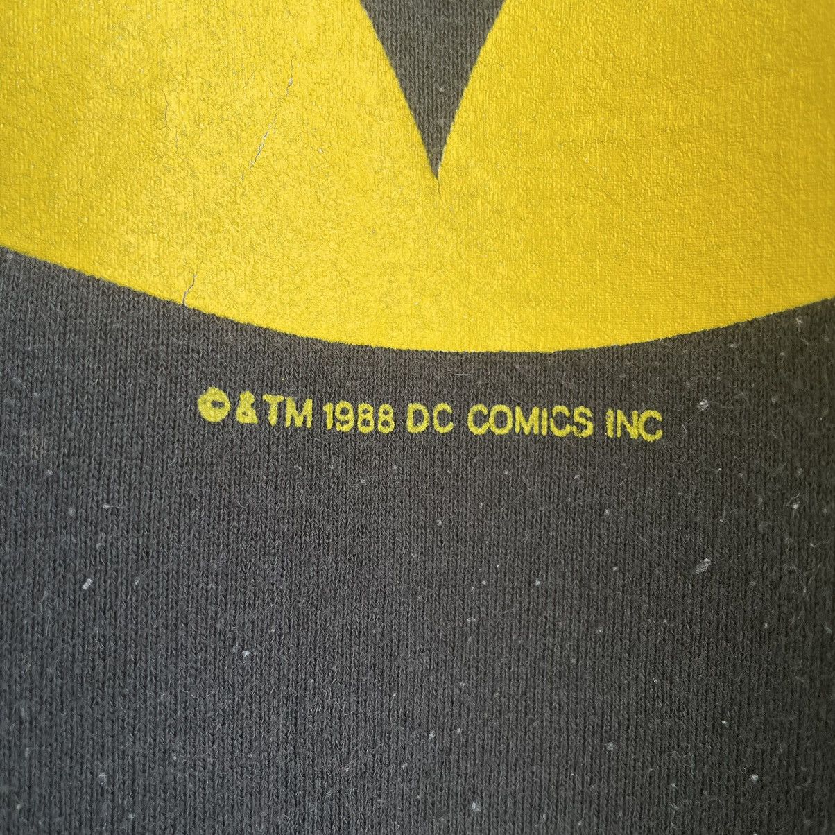 DC Comics × Marvel Comics Vintage 1988 Batman Logo Sweatshirt Size US L / EU 52-54 / 3 - 3 Thumbnail