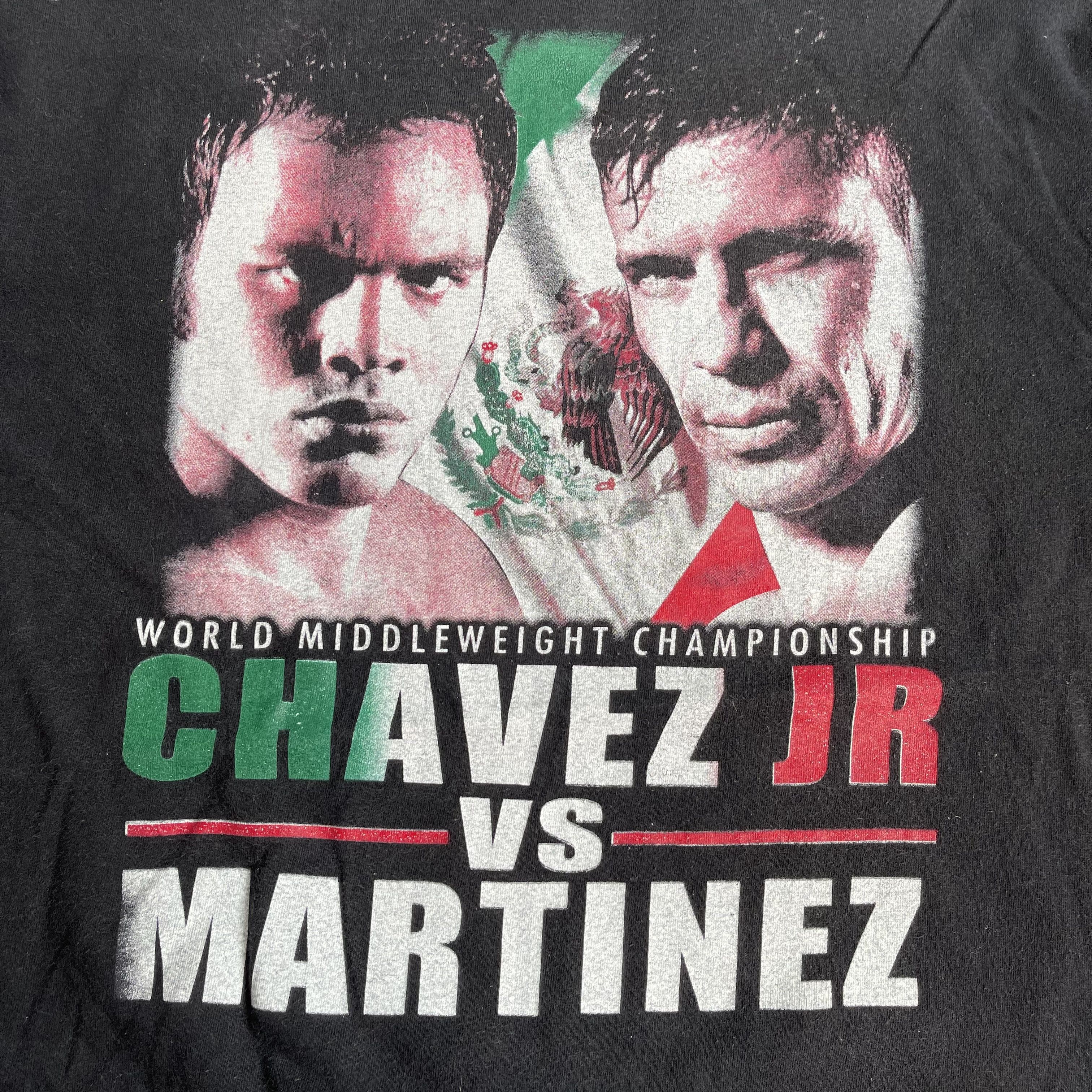 Vintage Chavez Jr Vs Martinez T-shirt Middleweight Champions Teehip Size US M / EU 48-50 / 2 - 3 Thumbnail