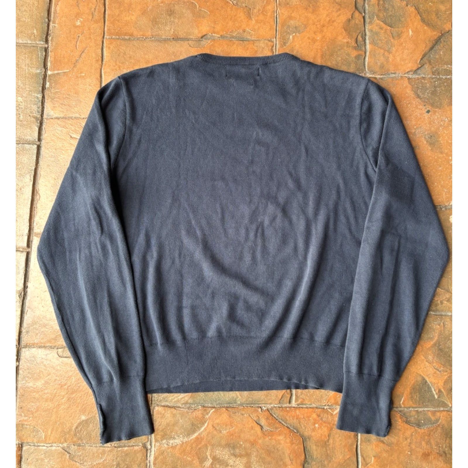 Polo Ralph Lauren VINTAGE Polo Ralph Lauren Knit Pima Cotton Sweater Men's M Blue Size US M / EU 48-50 / 2 - 3 Thumbnail