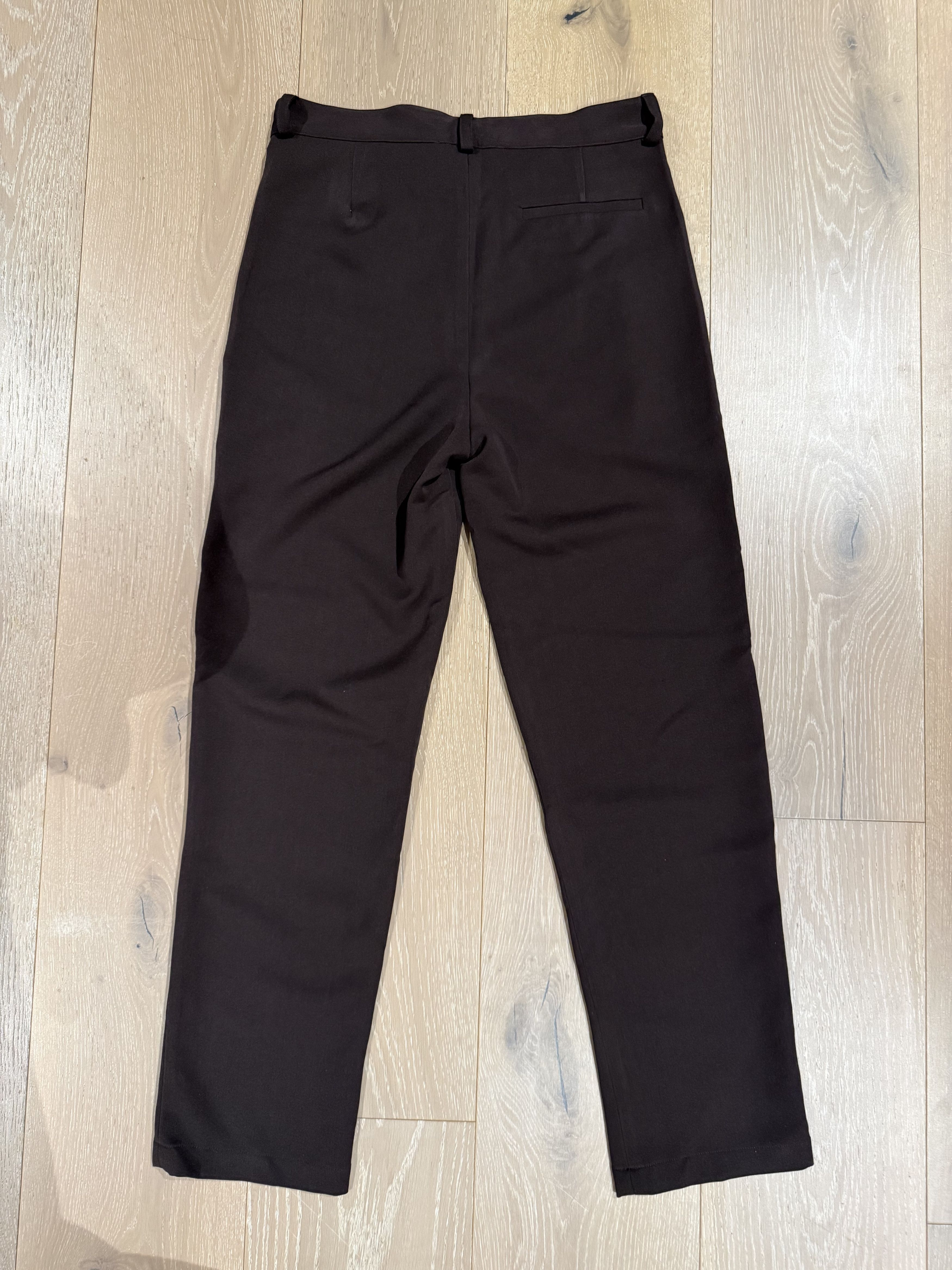 Libero 💚 Libero Pleated Brown Wool Pants Medium NEW Size US 30 / EU 46 - 2 Thumbnail