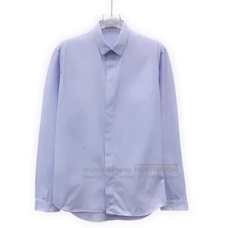Dior Dior Size 38 Blue bee embroidery cotton lapel long-sleeved Size US XXS / EU 40 - 1 Thumbnail