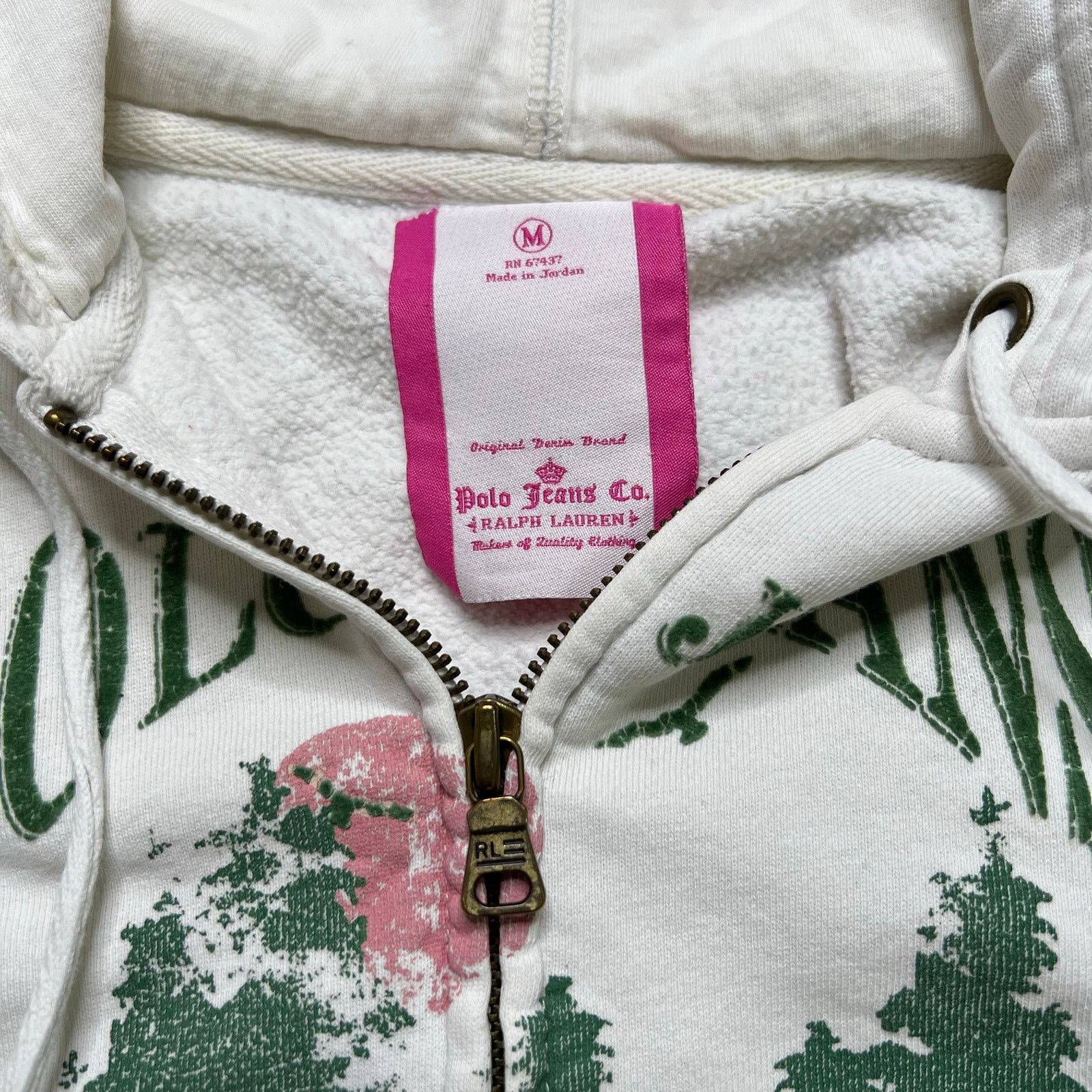 Polo Ralph Lauren Polo Jeans Co Ralph Lauren Full Zip Hoodie Women Medium Y2K Size M / US 6-8 / IT 42-44 - 2 Thumbnail