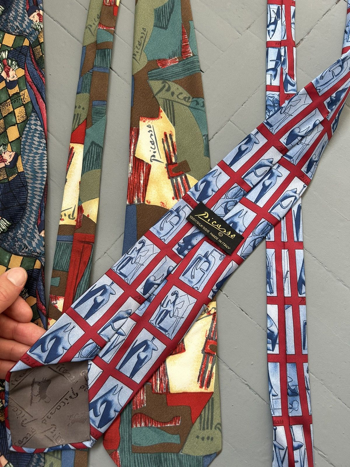 Other Picasso silk tie 3 pieces Size ONE SIZE - 5 Thumbnail